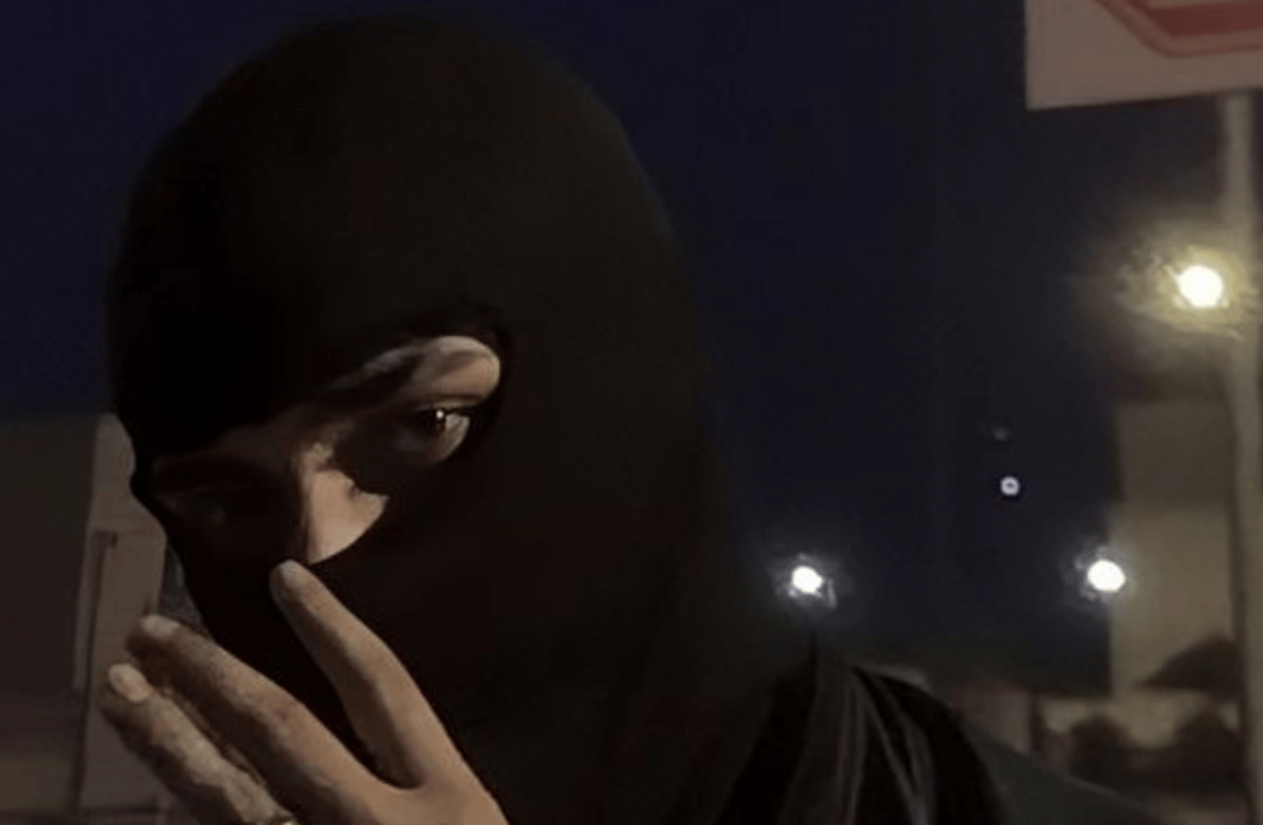 Masked man