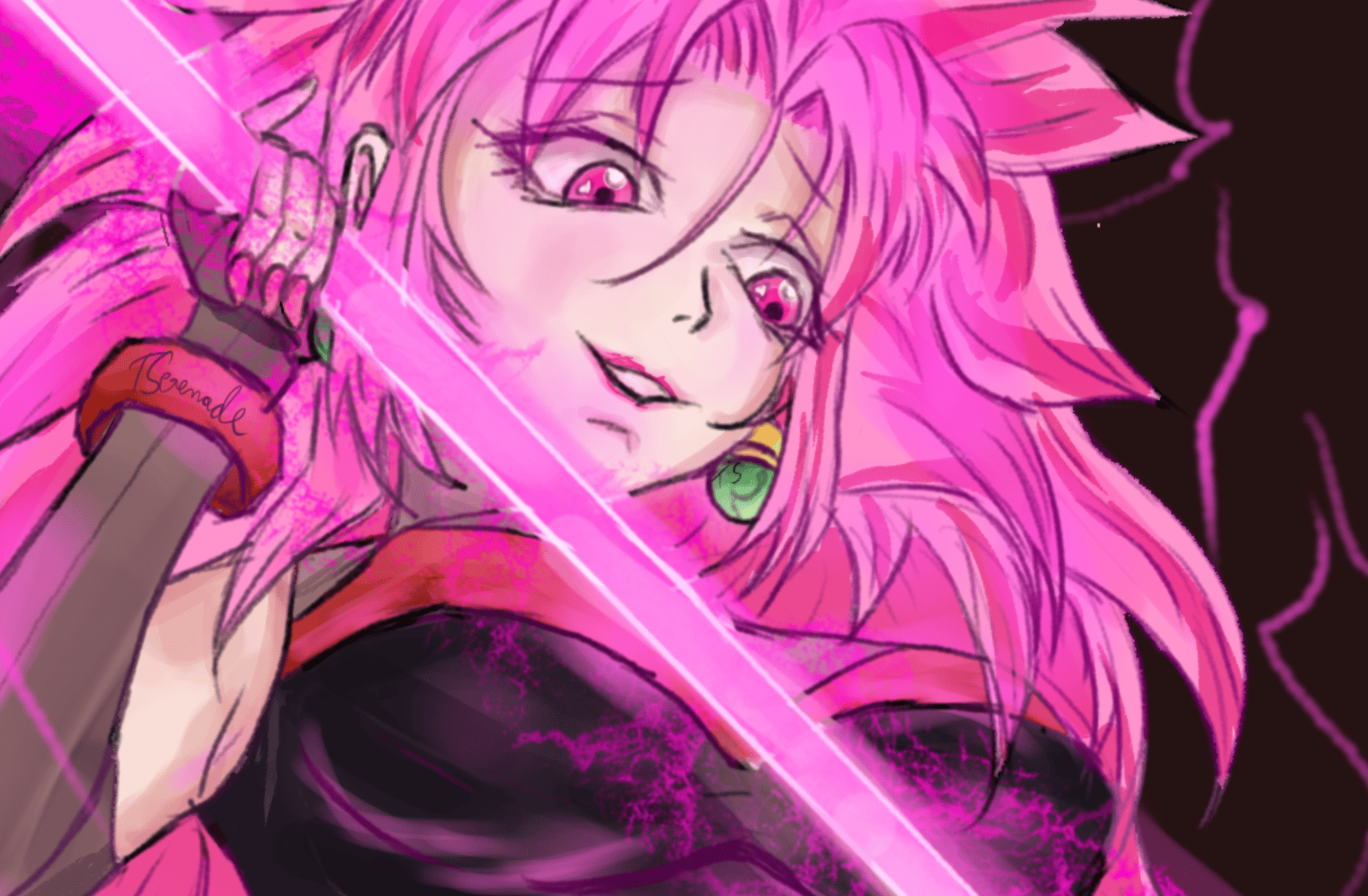 Female goku black