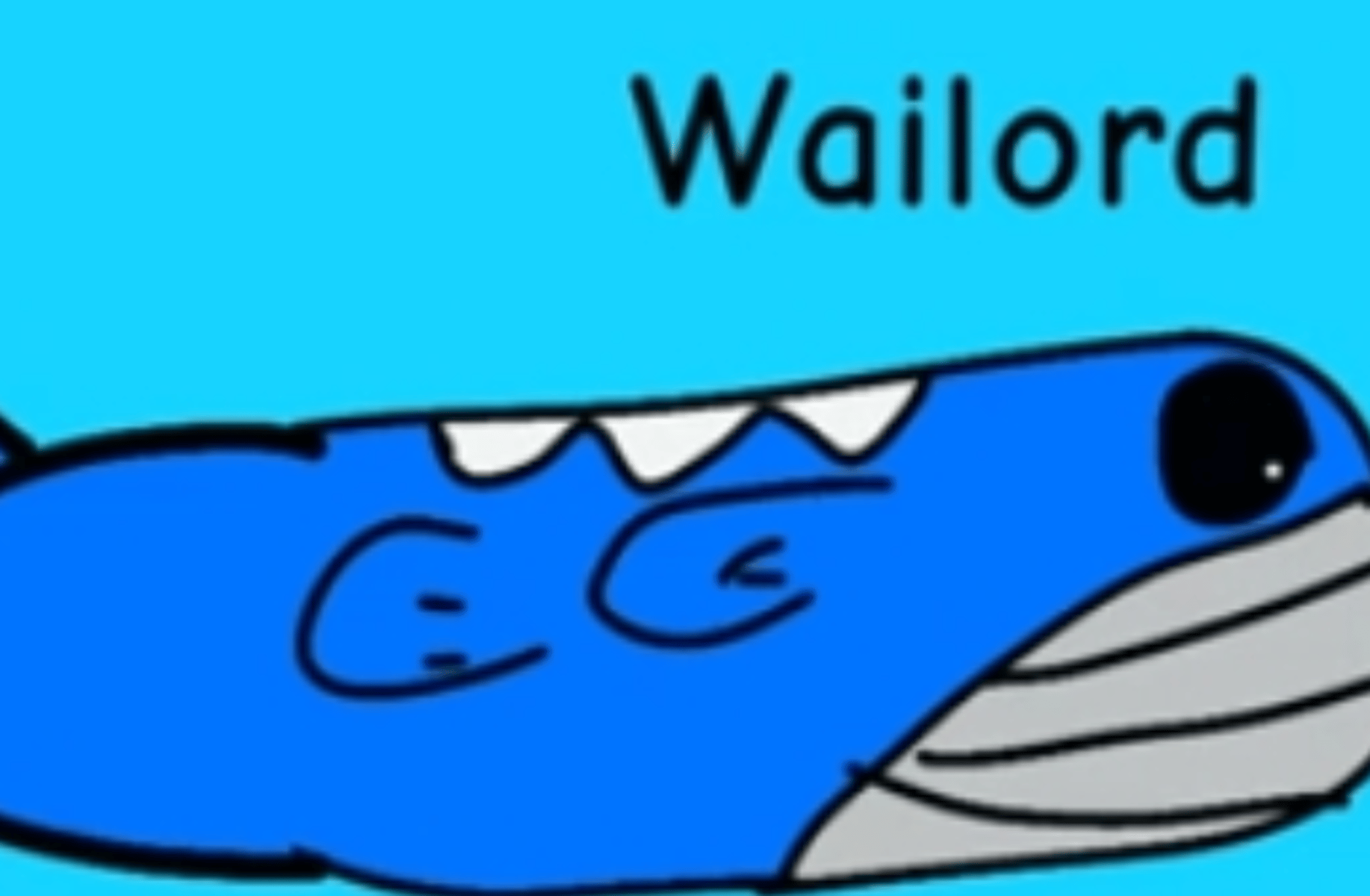 Drawing wailord (pokemon)