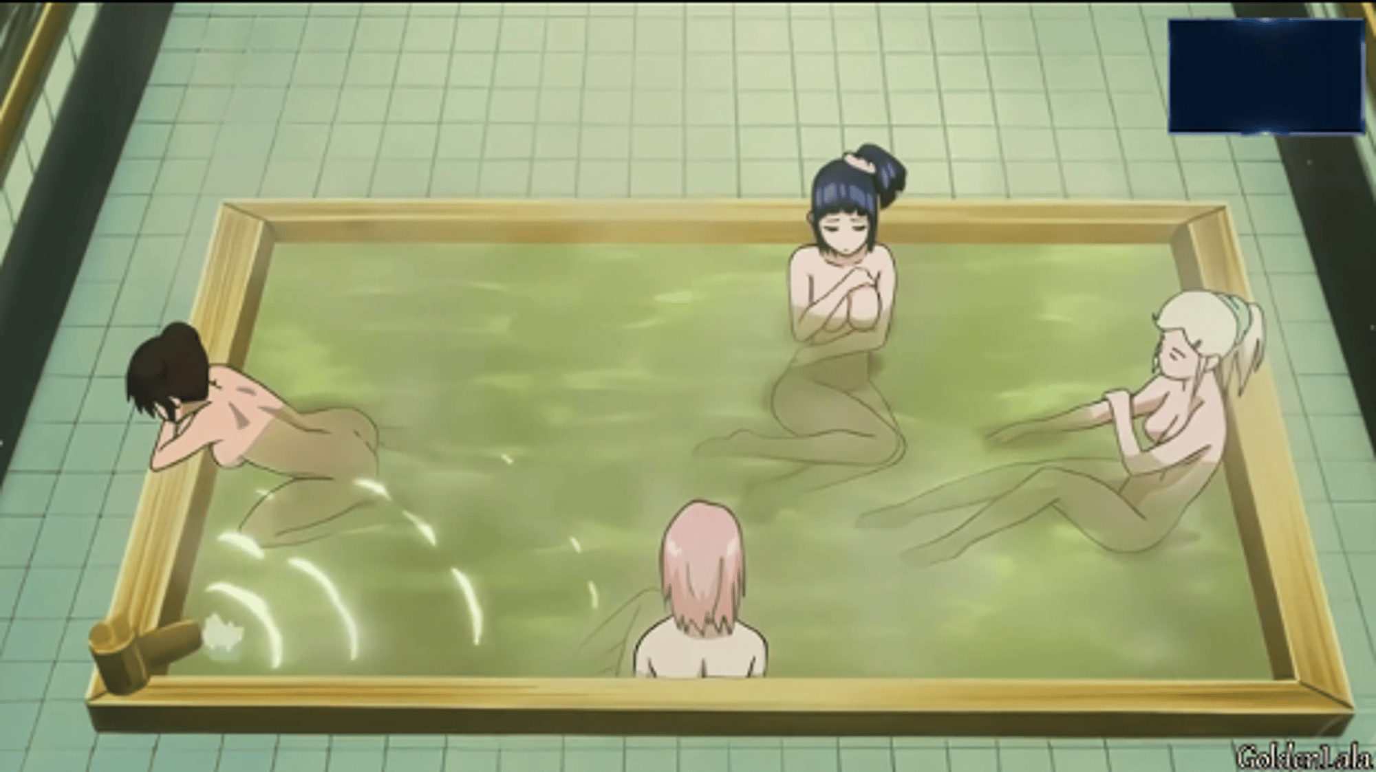 Naruto girls bath