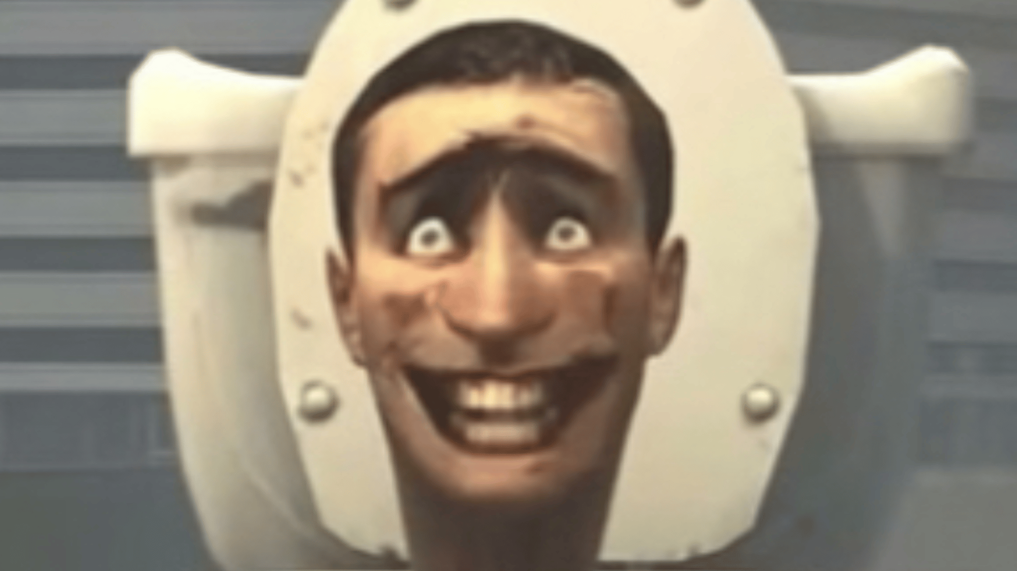 Giant Skibidi toilet