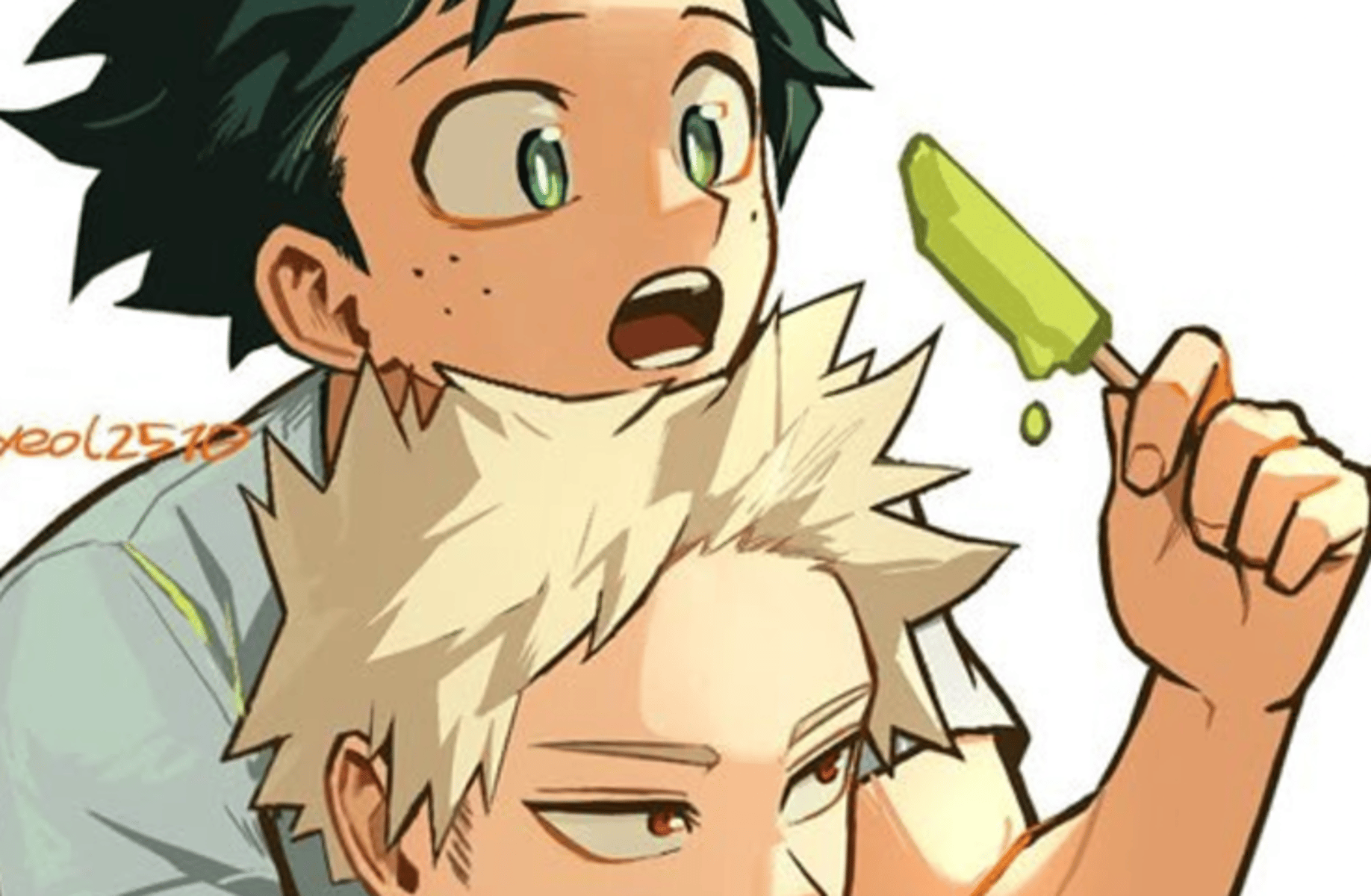 Izuku and Bakugo
