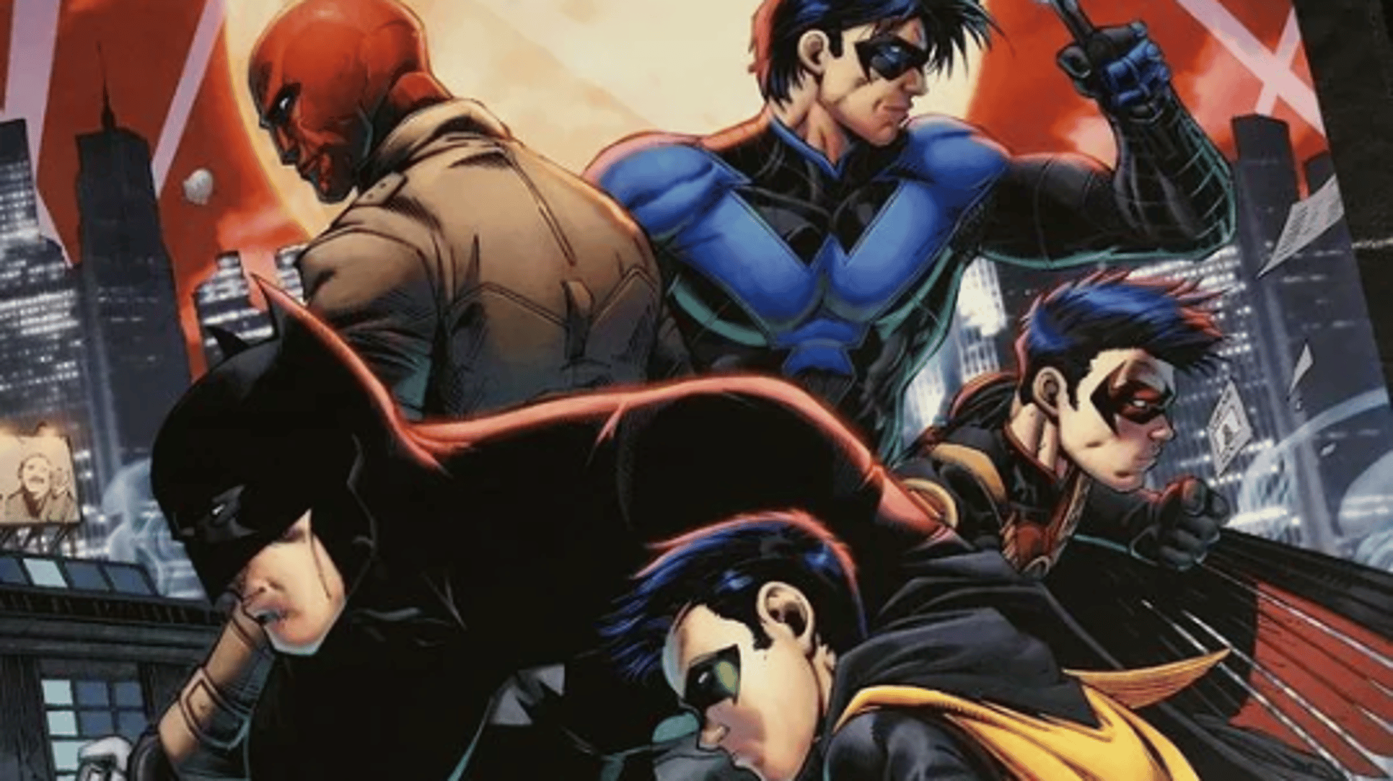 Tim, Jason, Dick, Damian