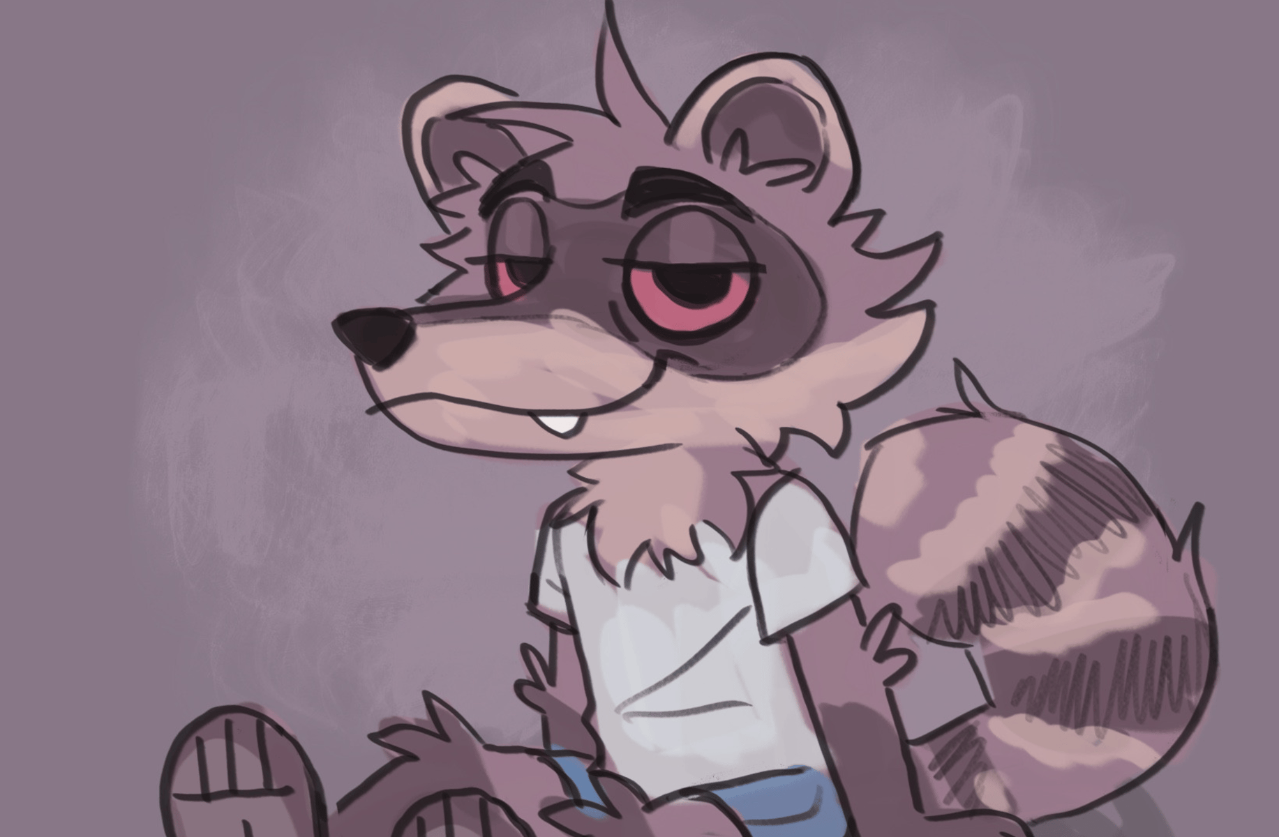 Raccoon guy