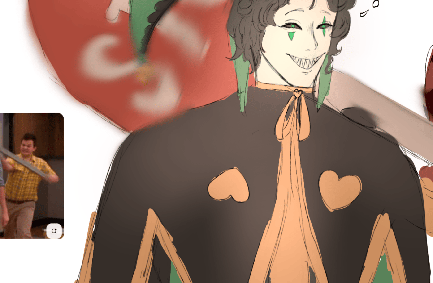 Pierrot and Harlequin