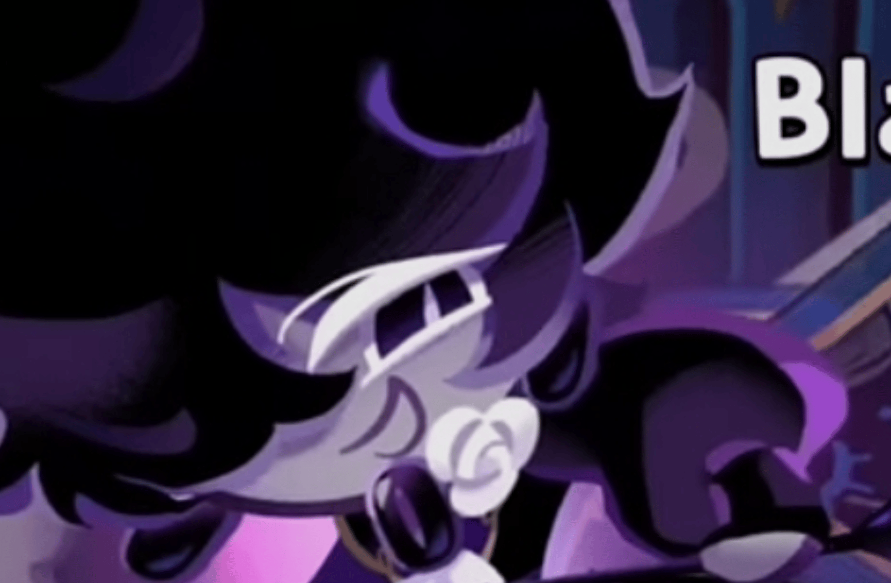 Black sapphire cookie