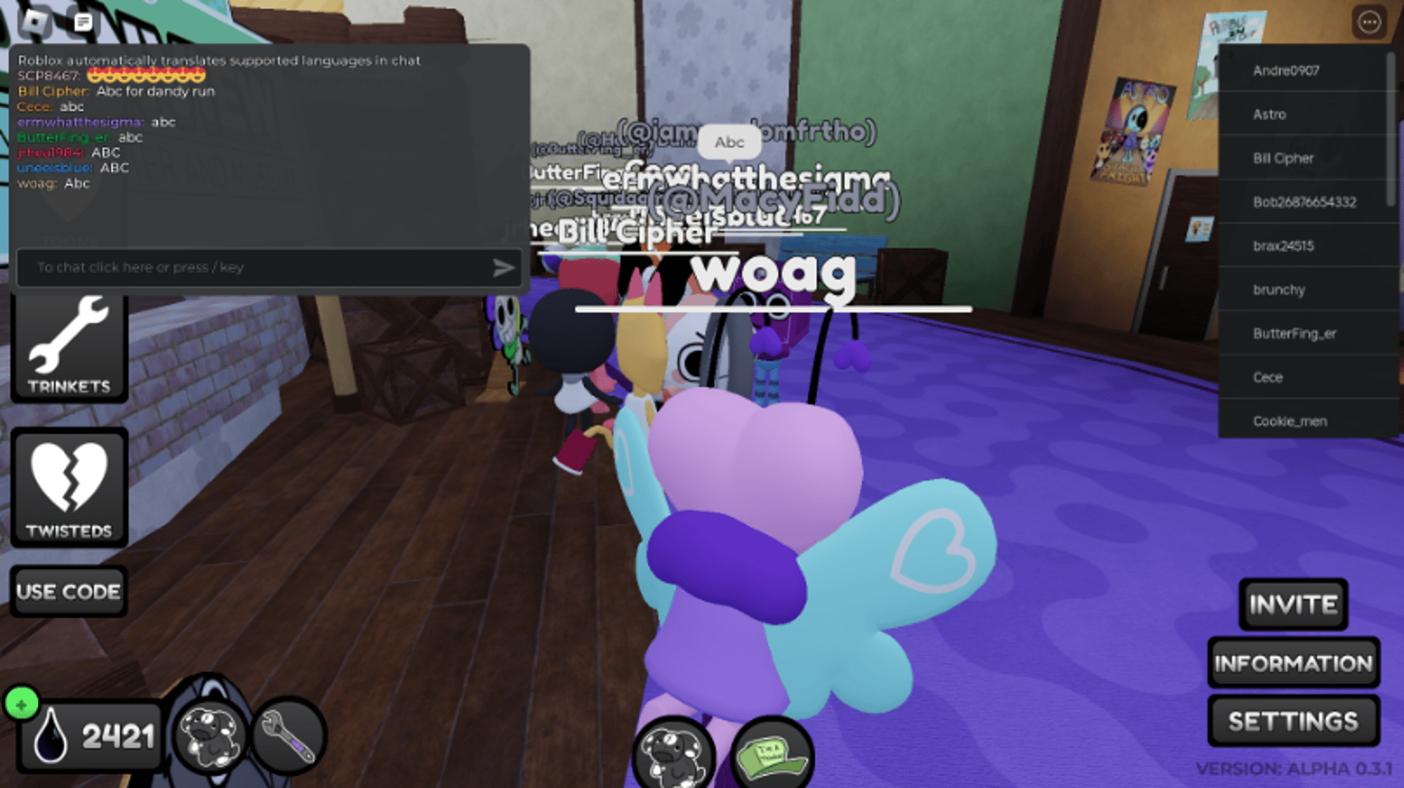 (fpe sus characters)