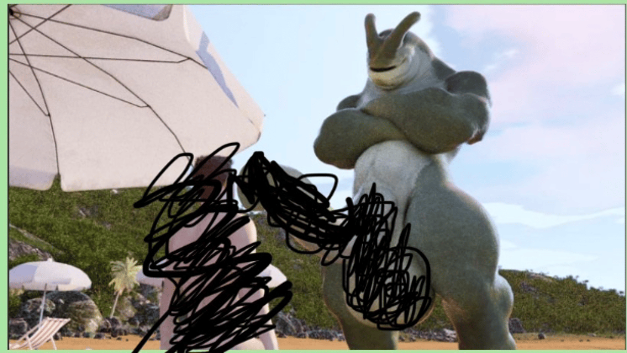Buff slug