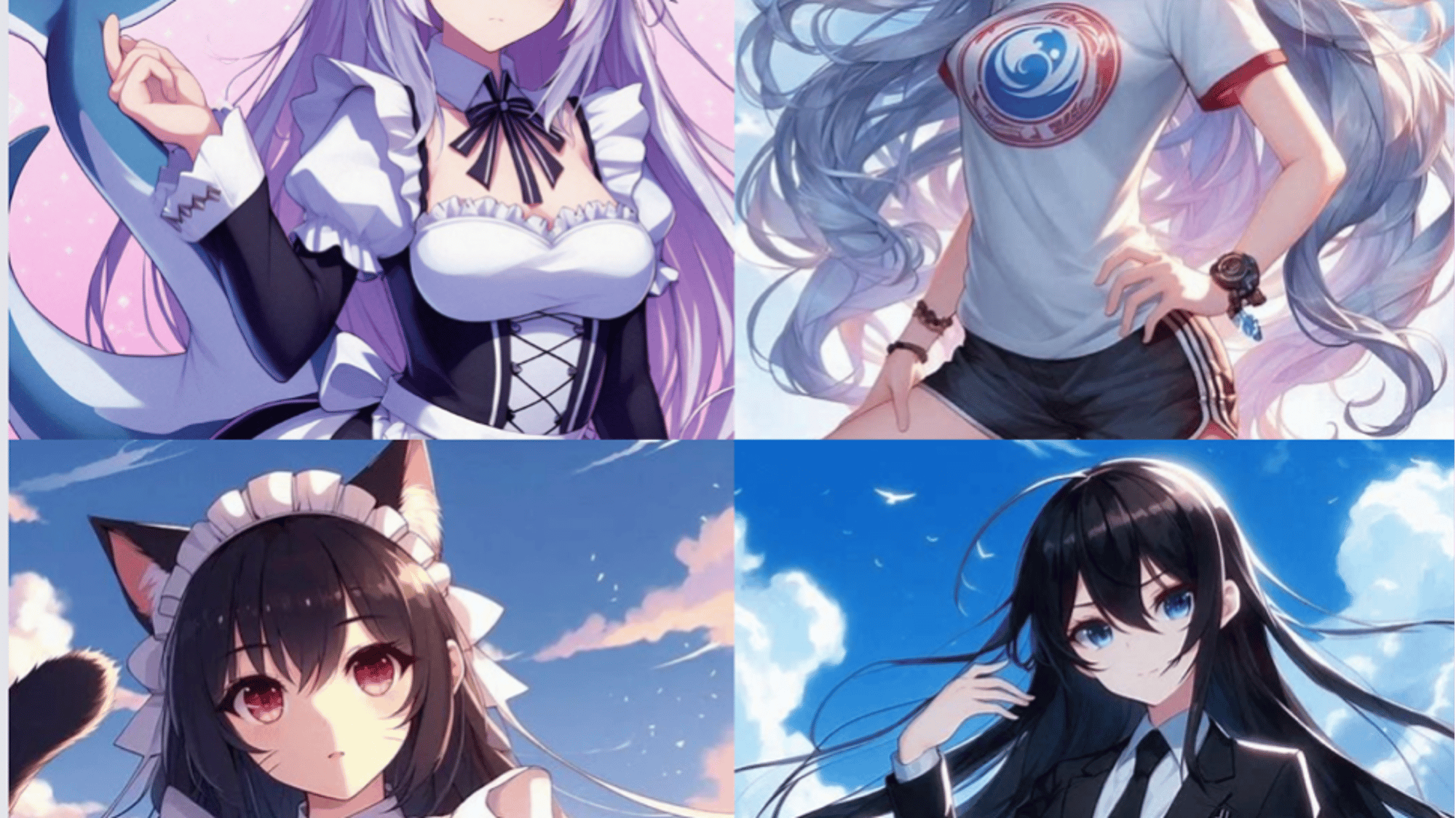4 hot girls