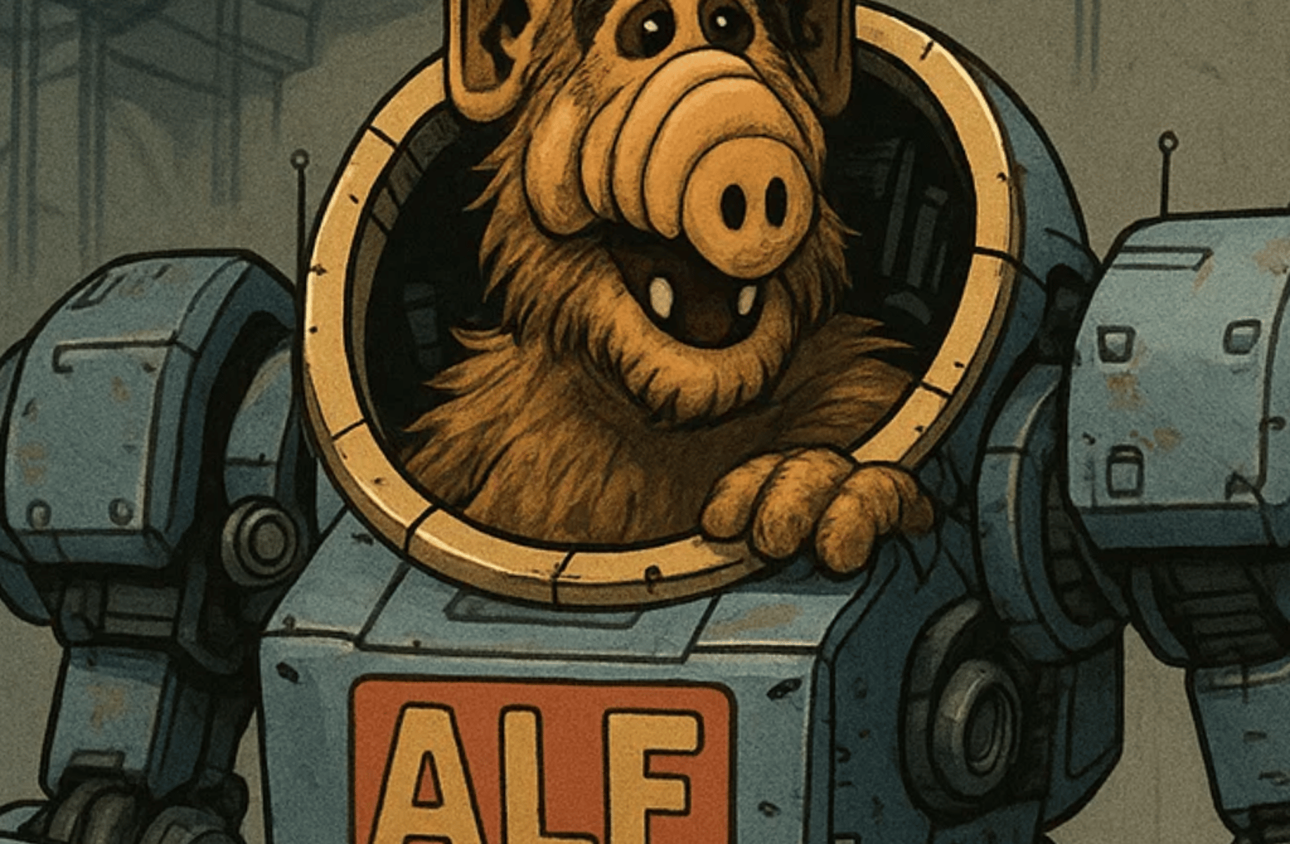 ALF Vs King Ghidorah!