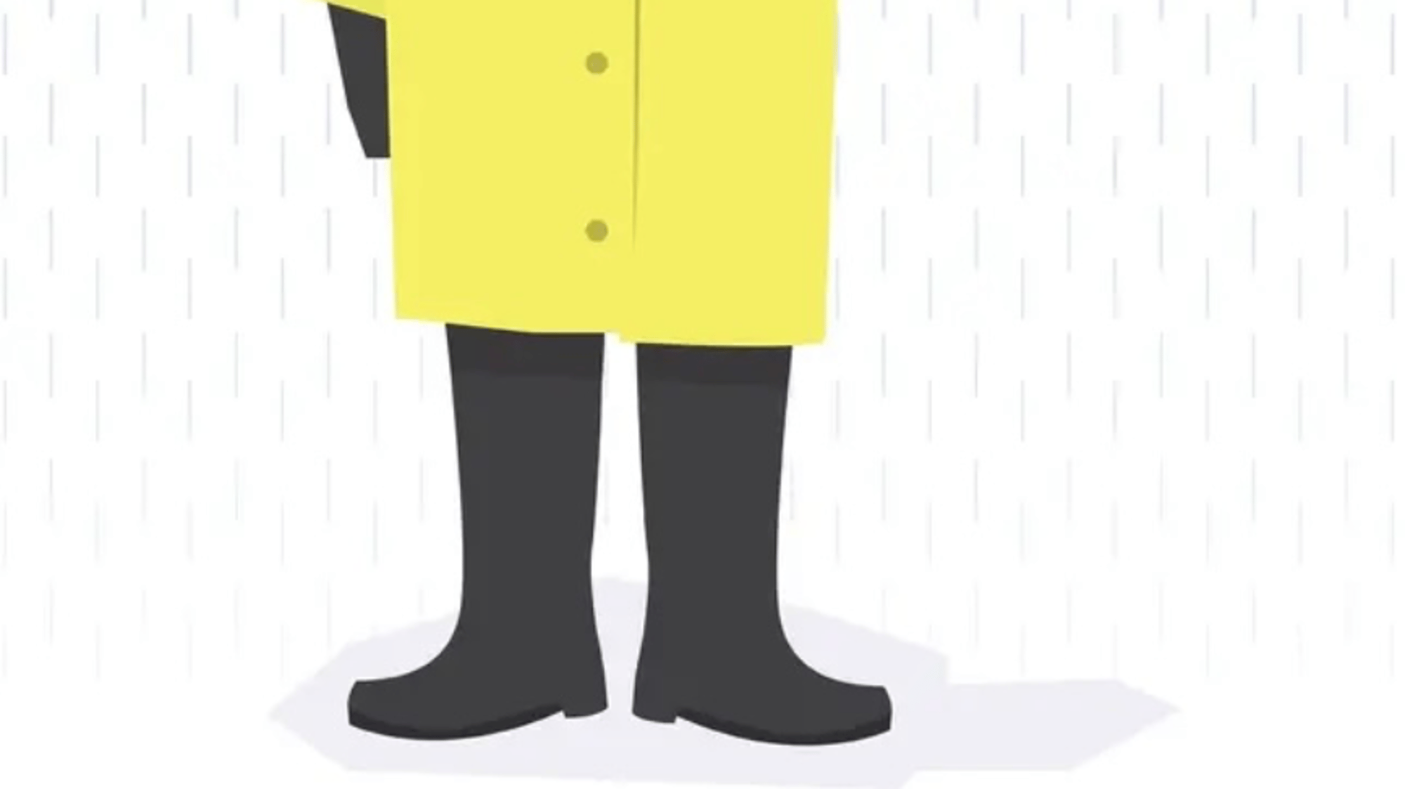 Rain coat man