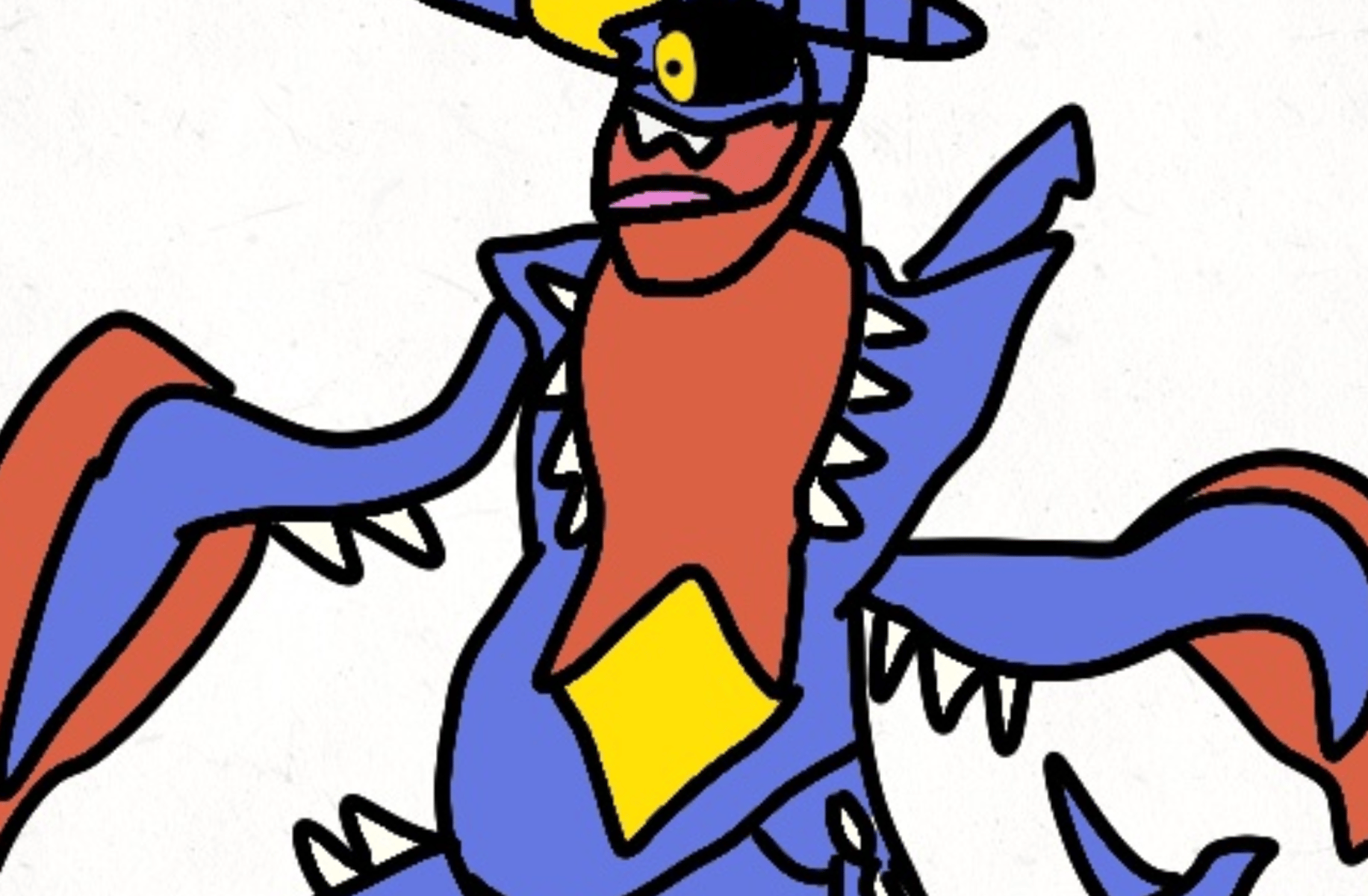 Drawing Garchomp Pokemon