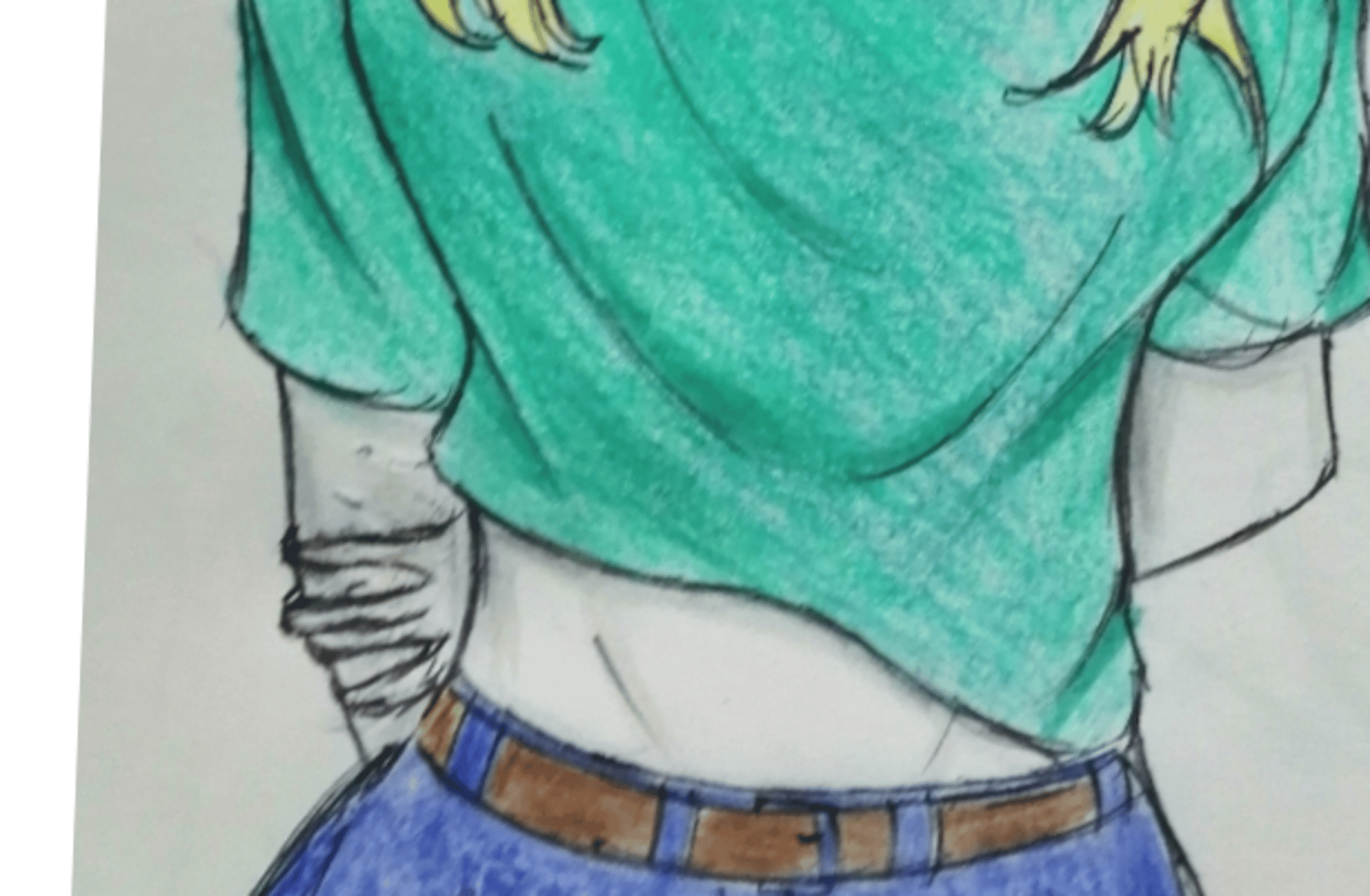 Noodle hair