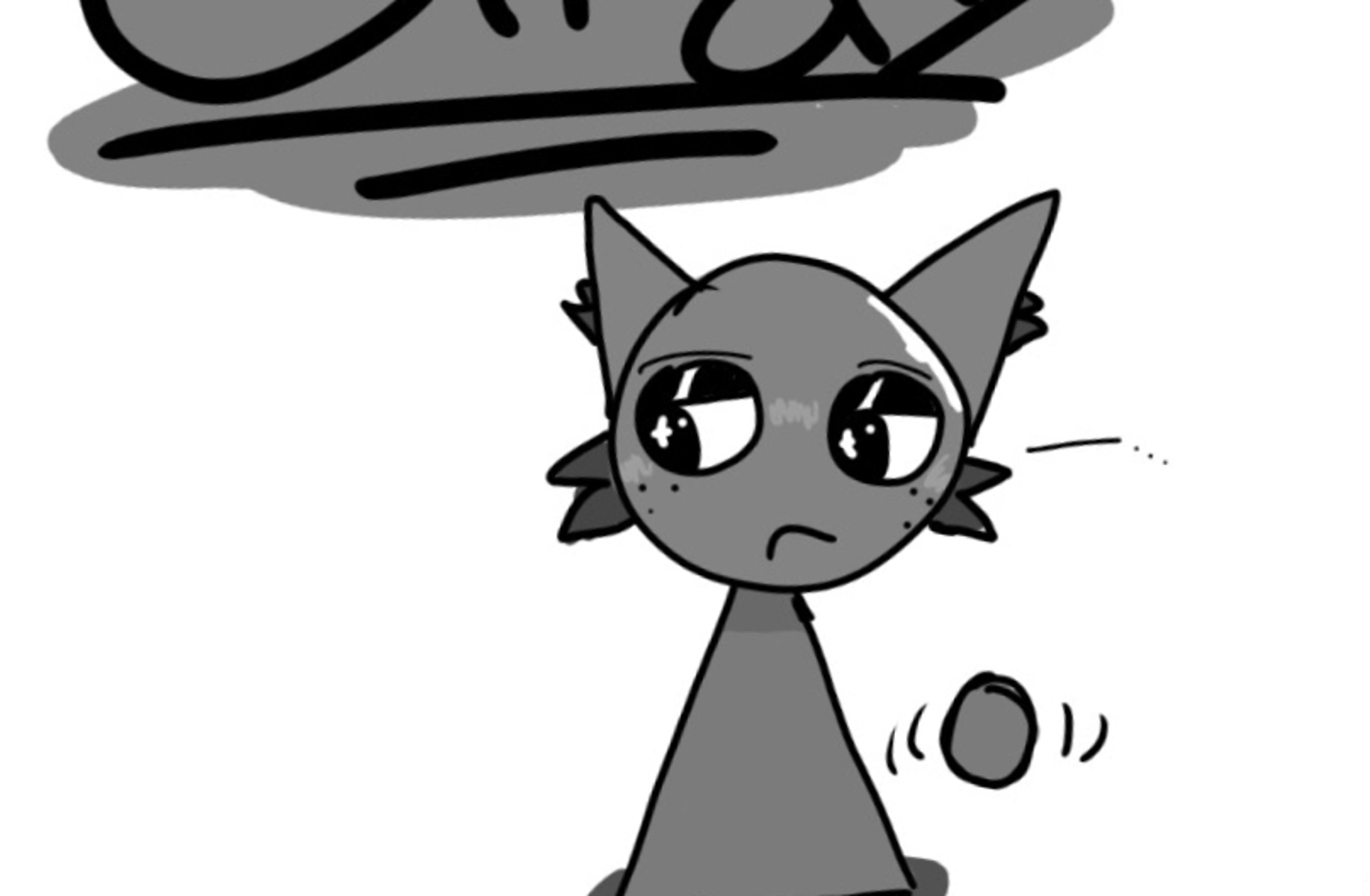 Gray the cat