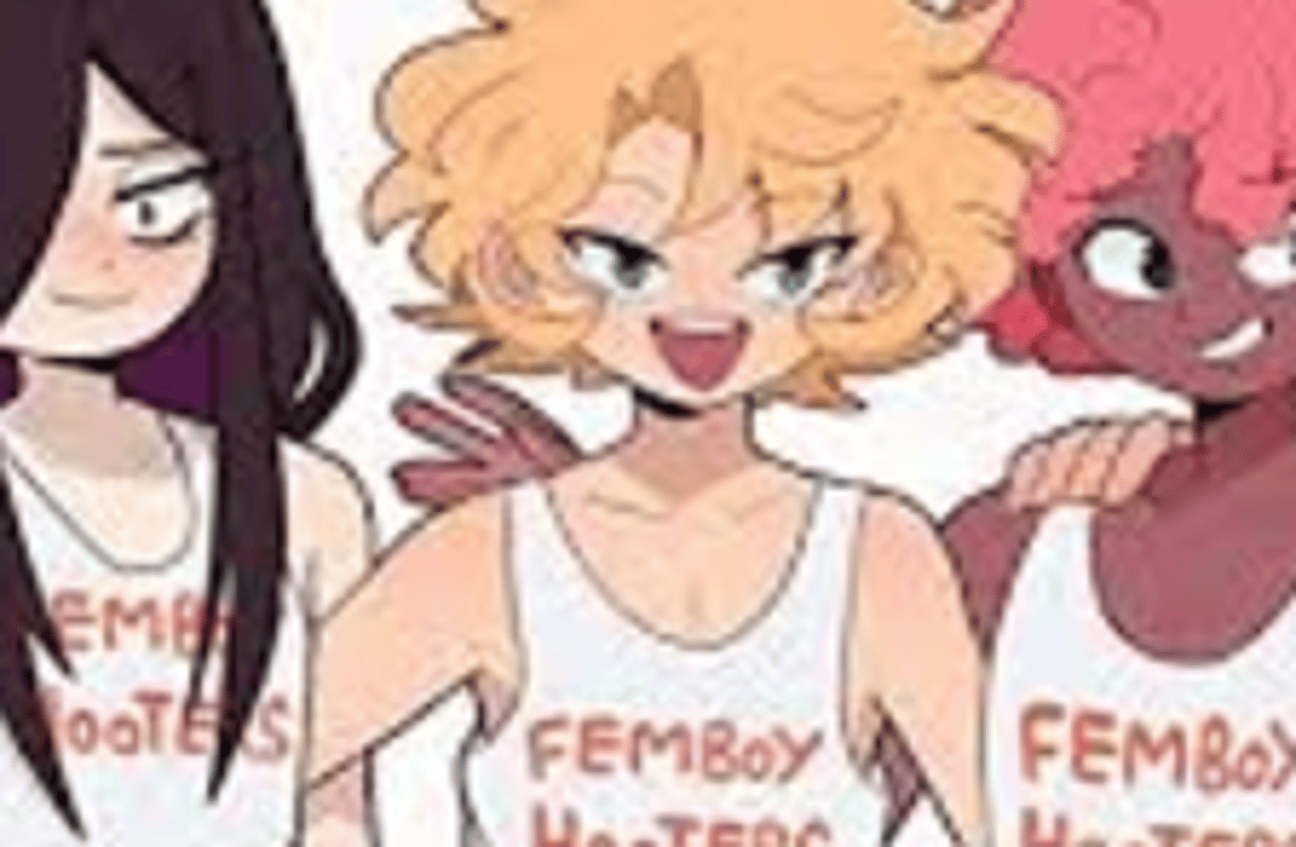 Femboy hooters costumer