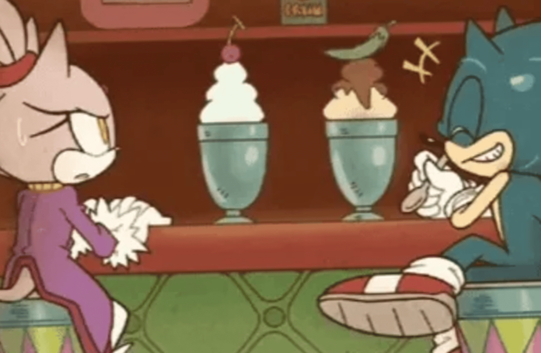 Sonic and blaze