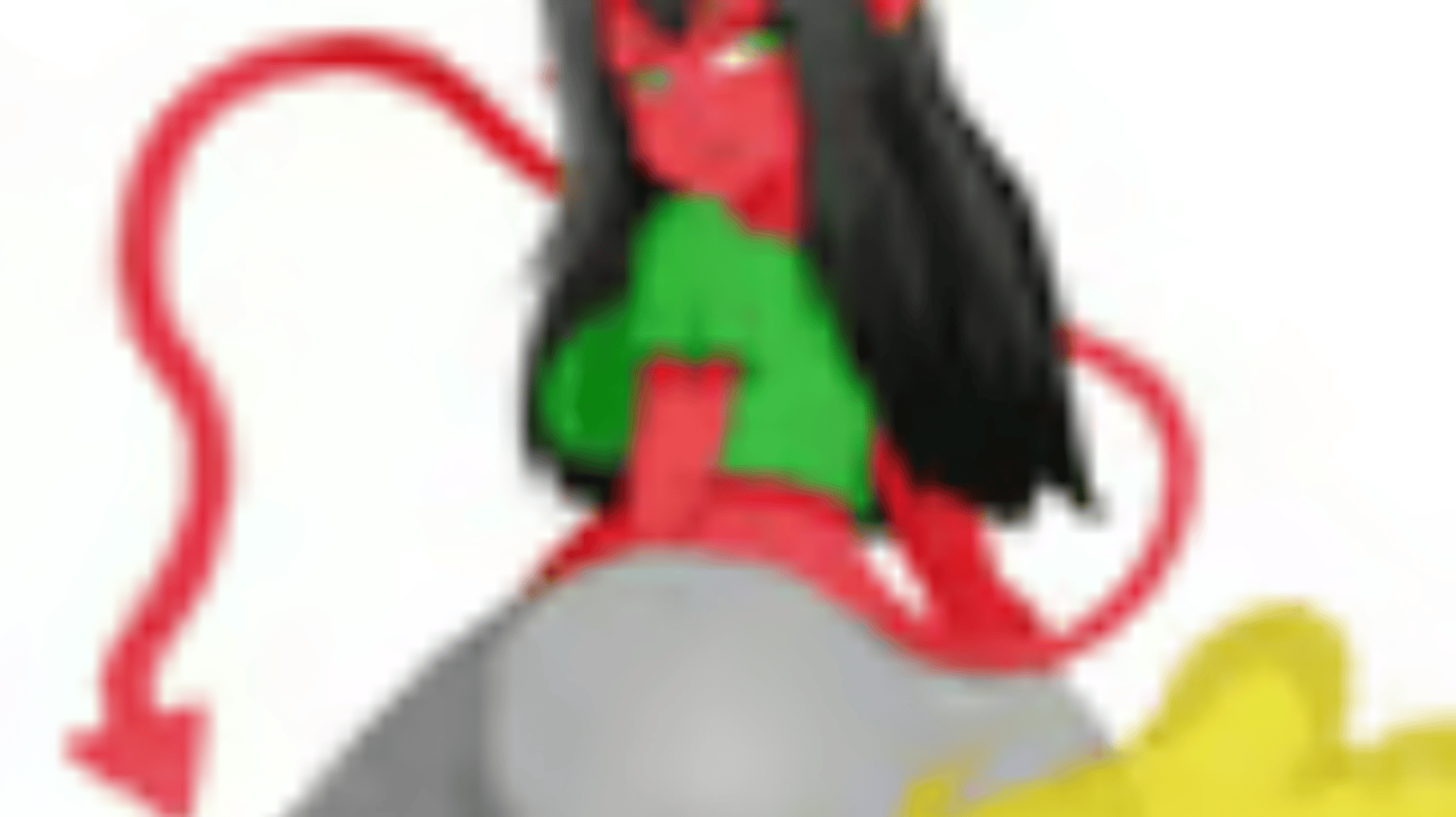Demon girl farts