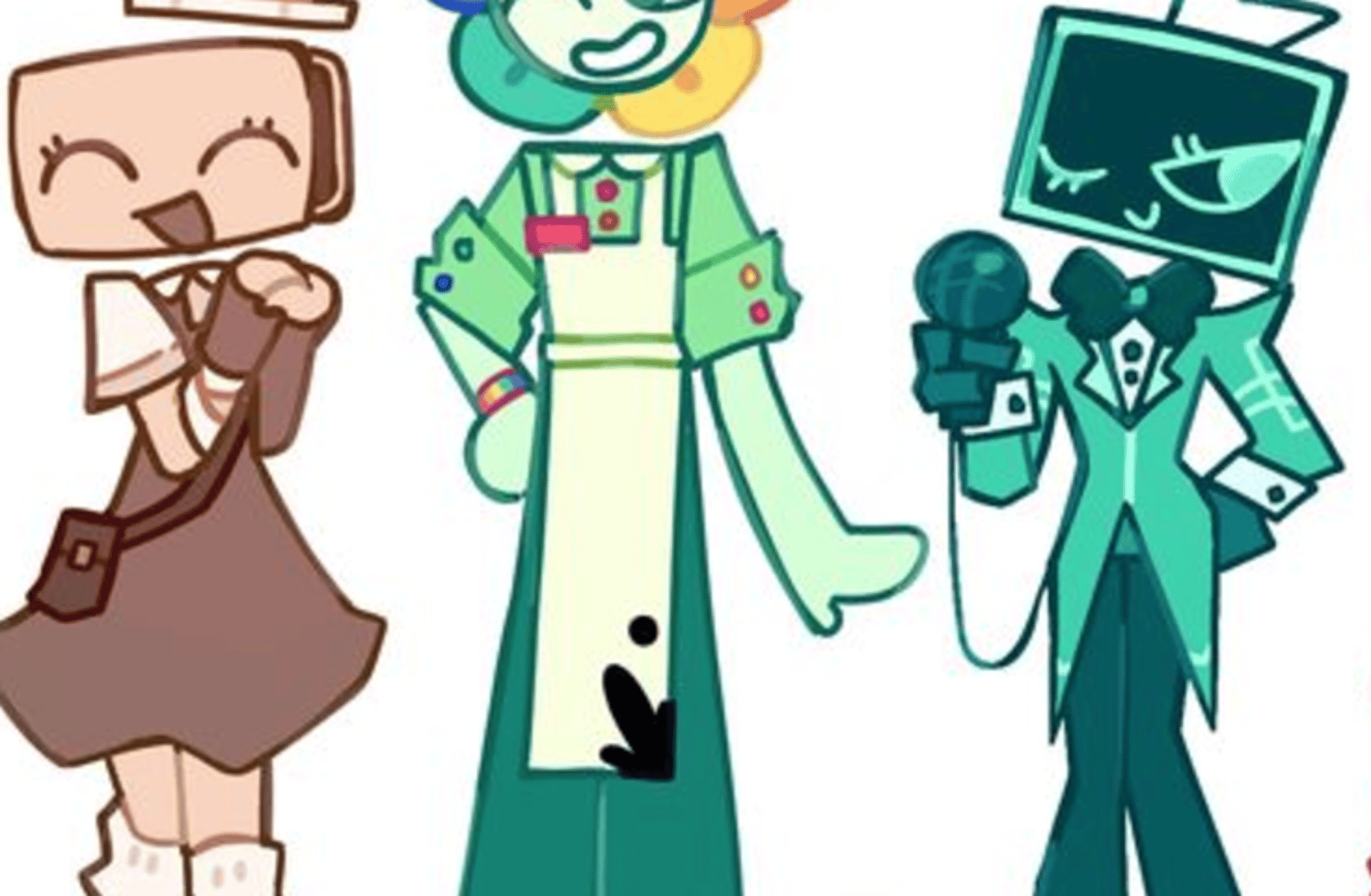Main toons with Dandy