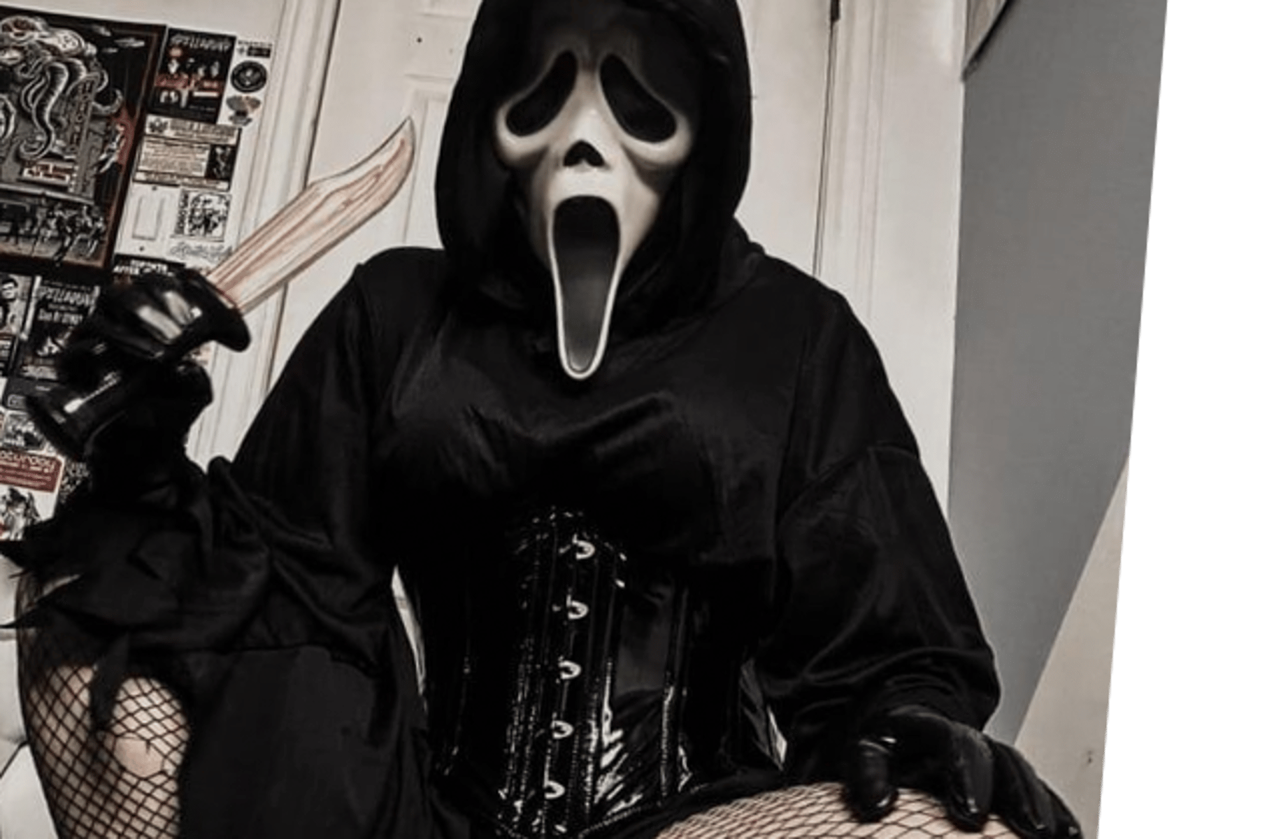 Ghost face girl