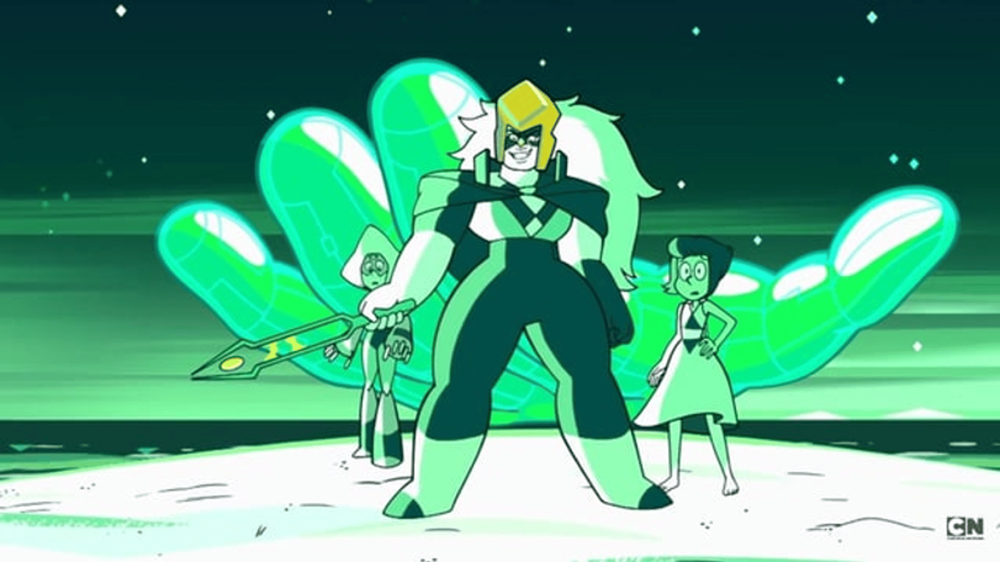 Peridot,Jasper,and Lapis.