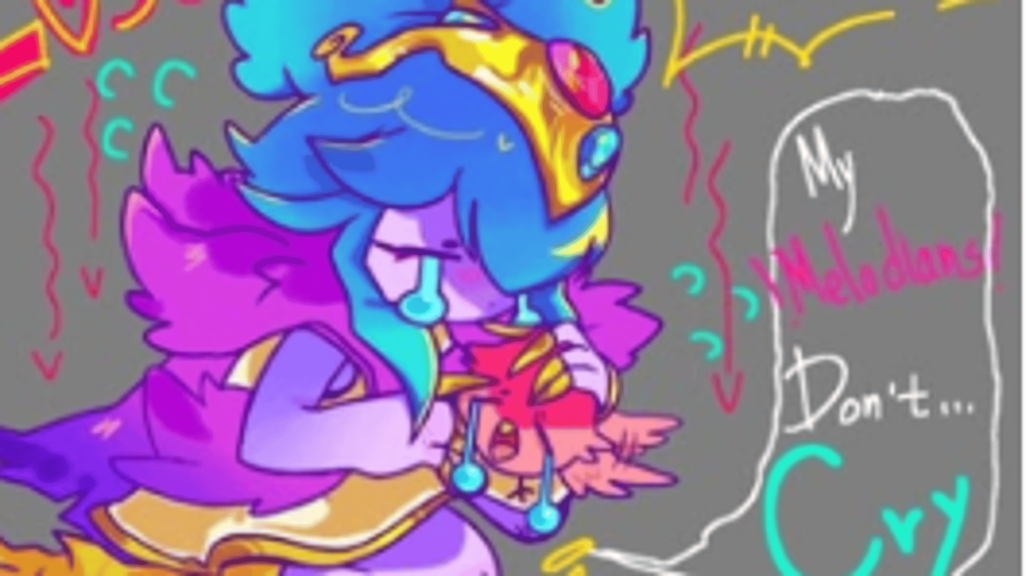 Sad harpy melodie