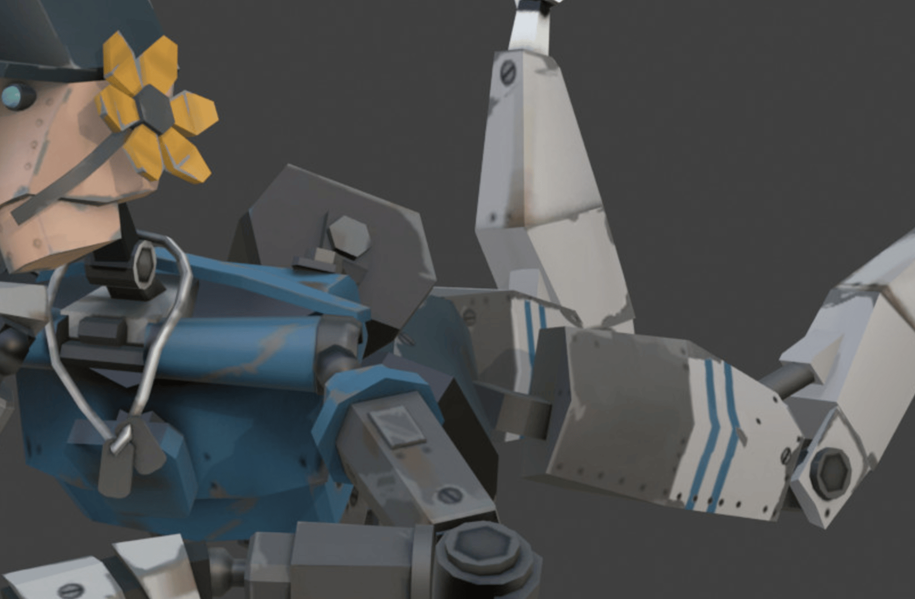 Scout robot girl