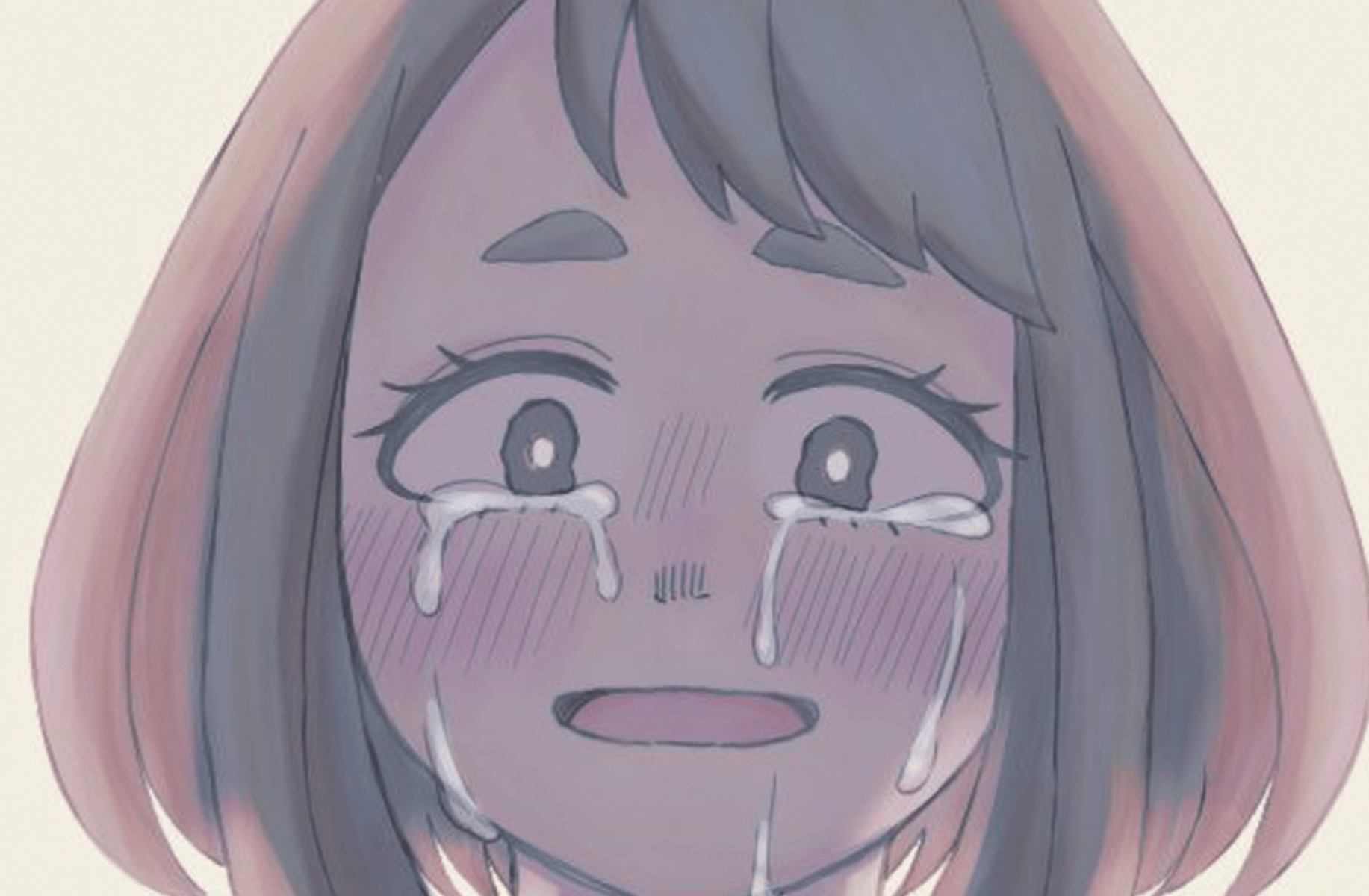Sad ochako uraraka