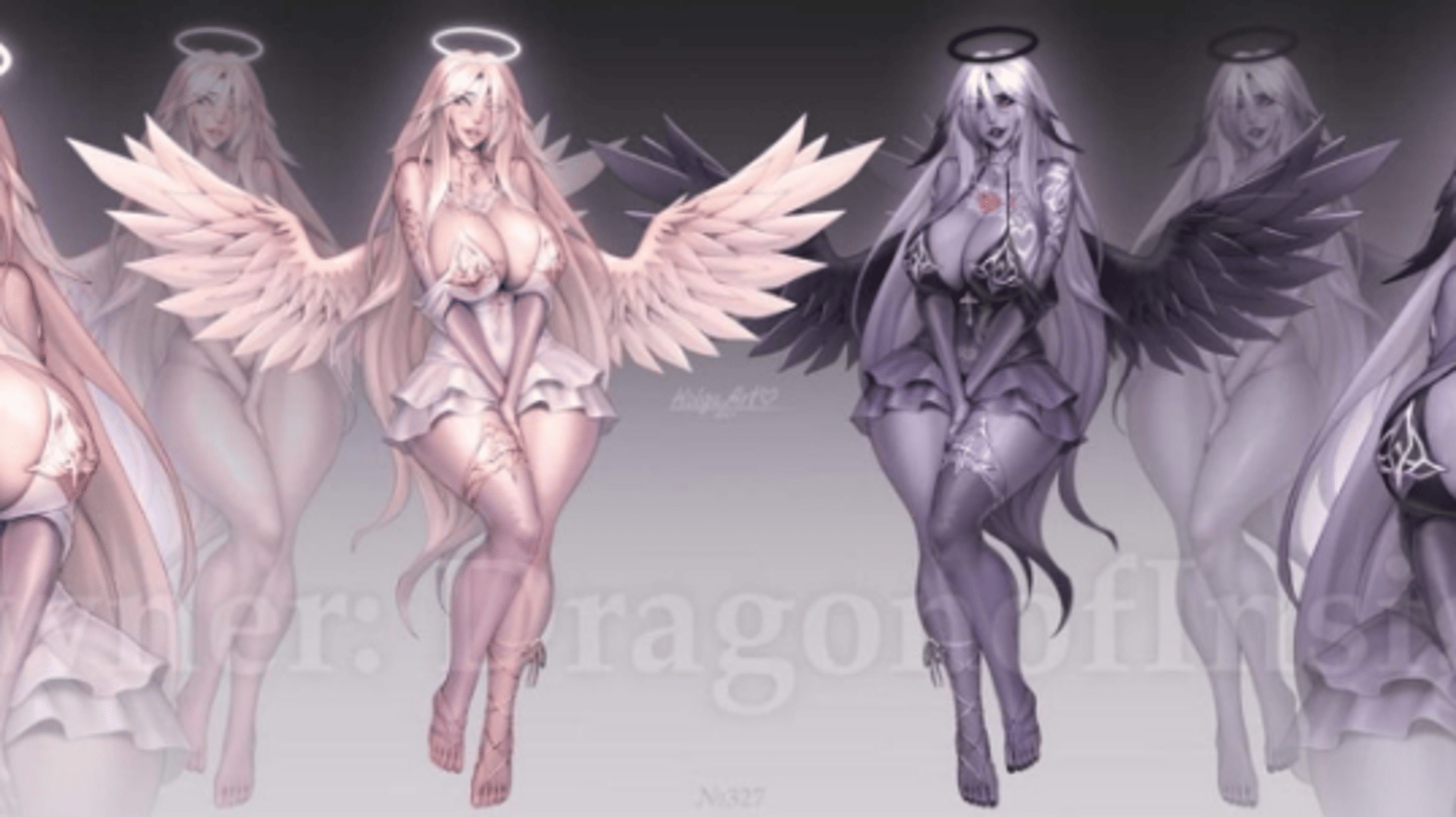your two angel mommies