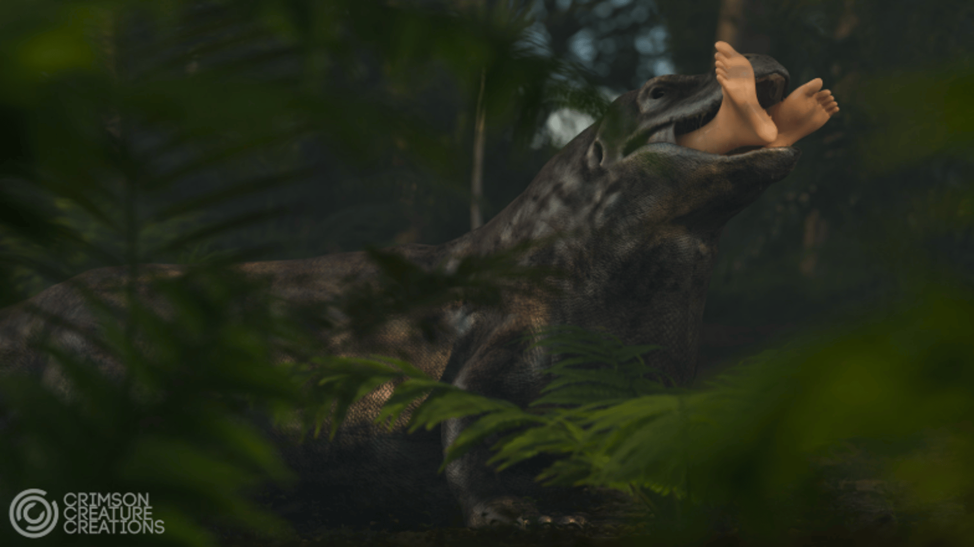 Komodo dragon -vore-