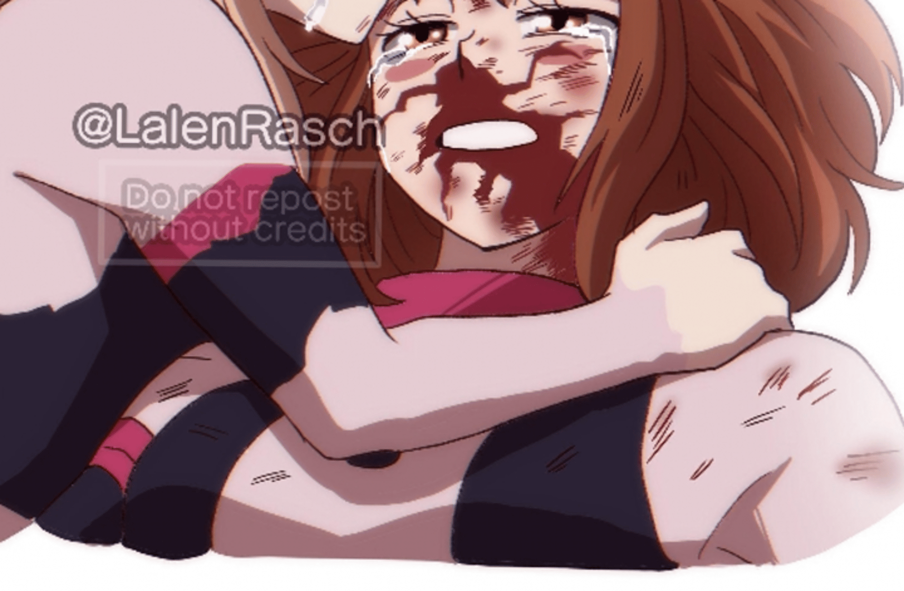 Uraraka gravemente herida