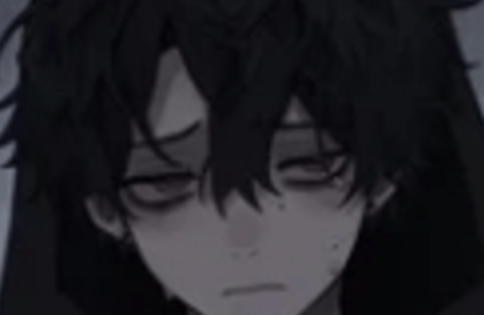 Depressed boy