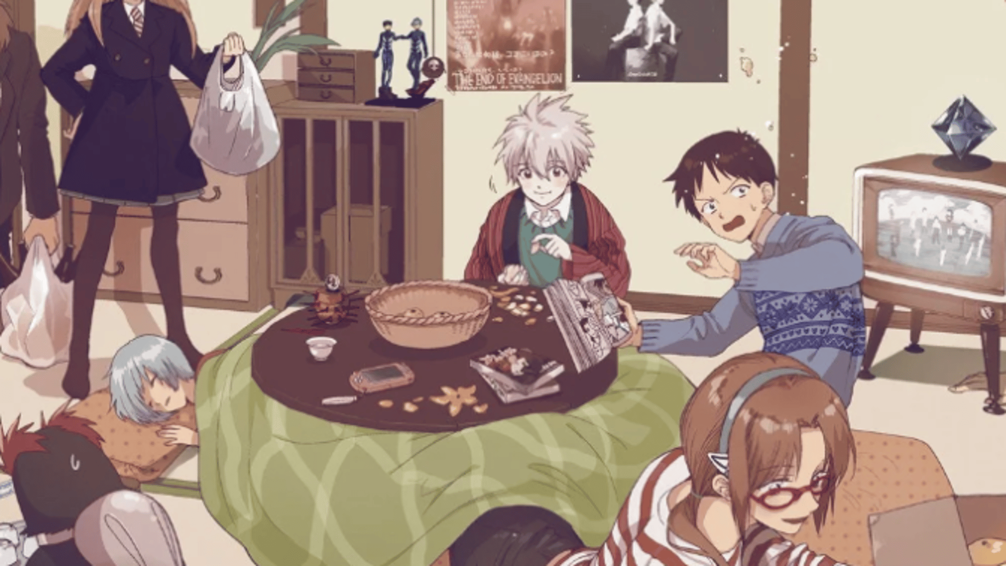 Evangelion Sleepover!