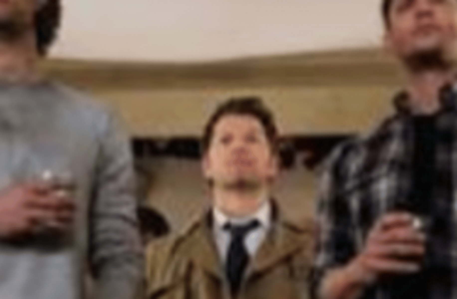 Sam, Dean, and Castiel