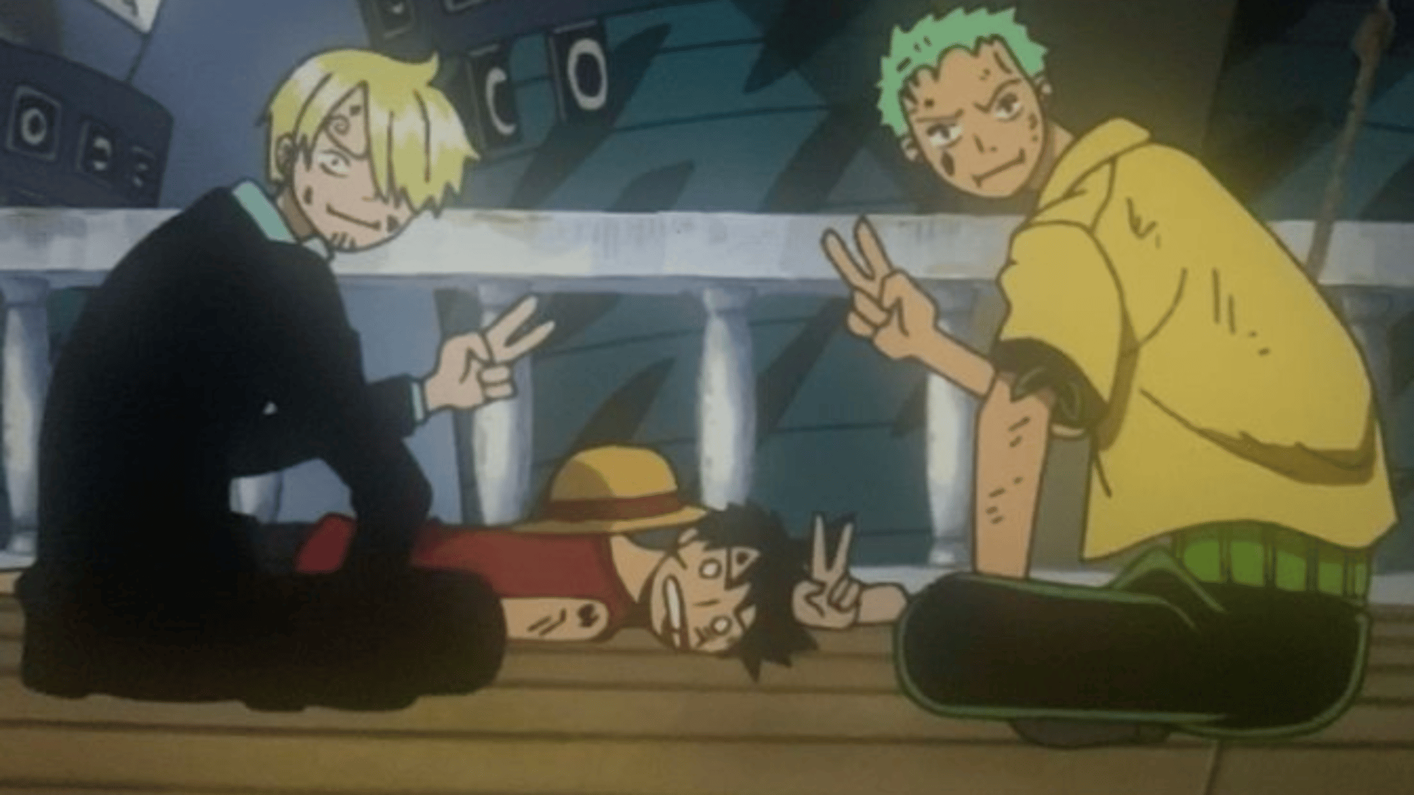Luffy, Sanji and Zoro