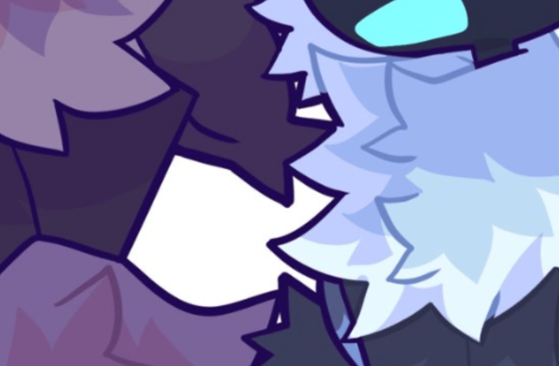 Red protogen and blue one