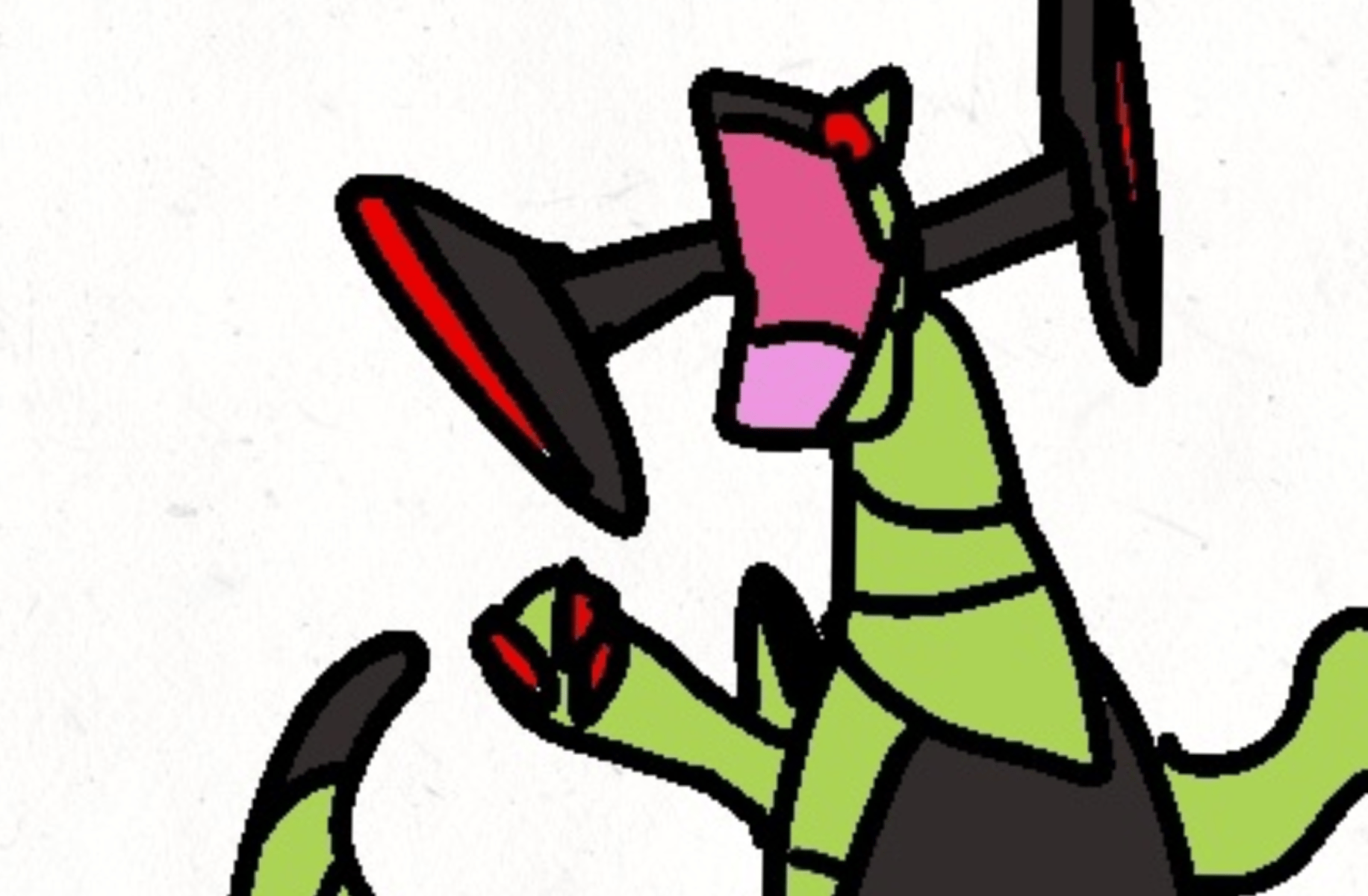 Drawing Haxorus (Pokemon)