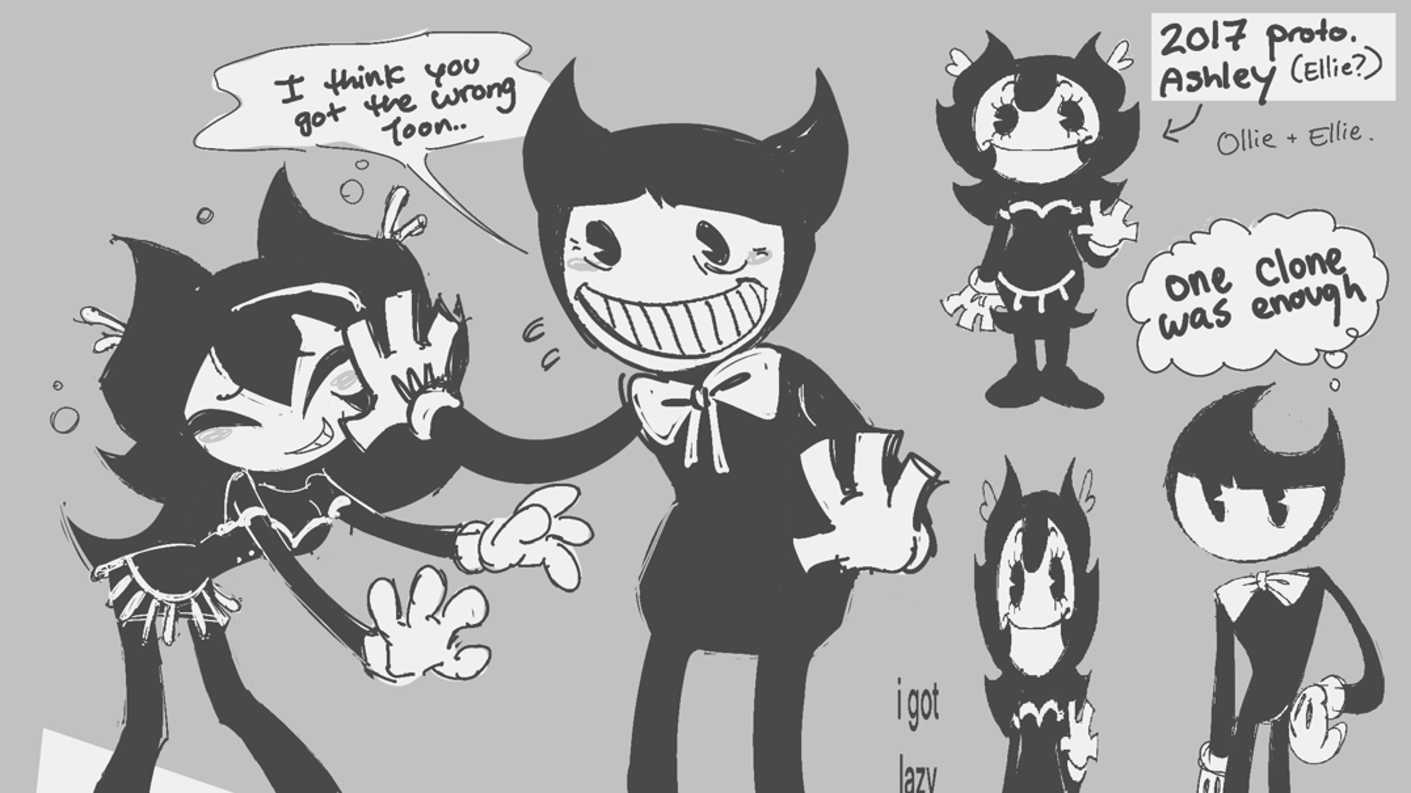 Ollie, ellie and bendy