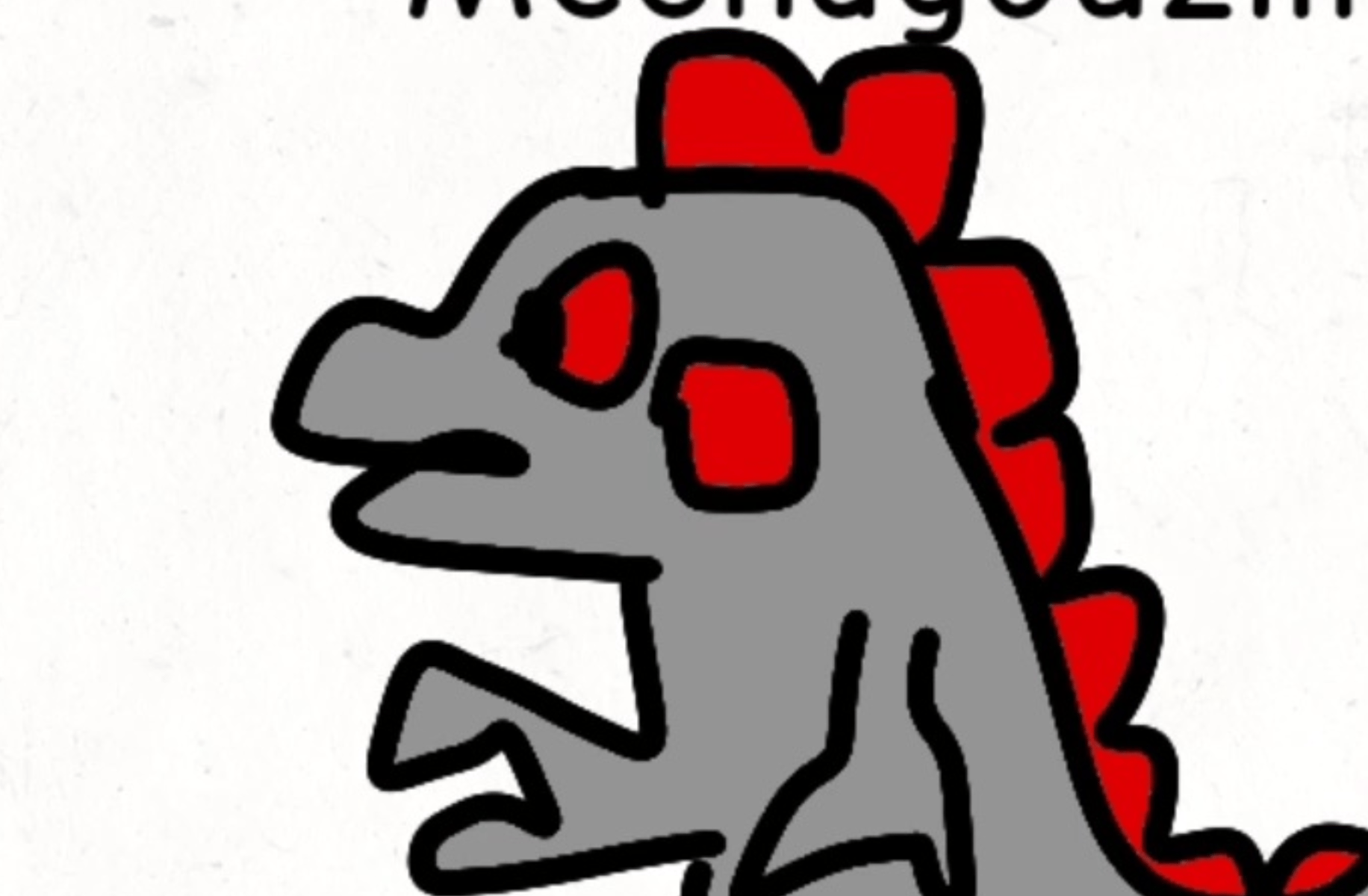 Drawing mechagodzilla (MV