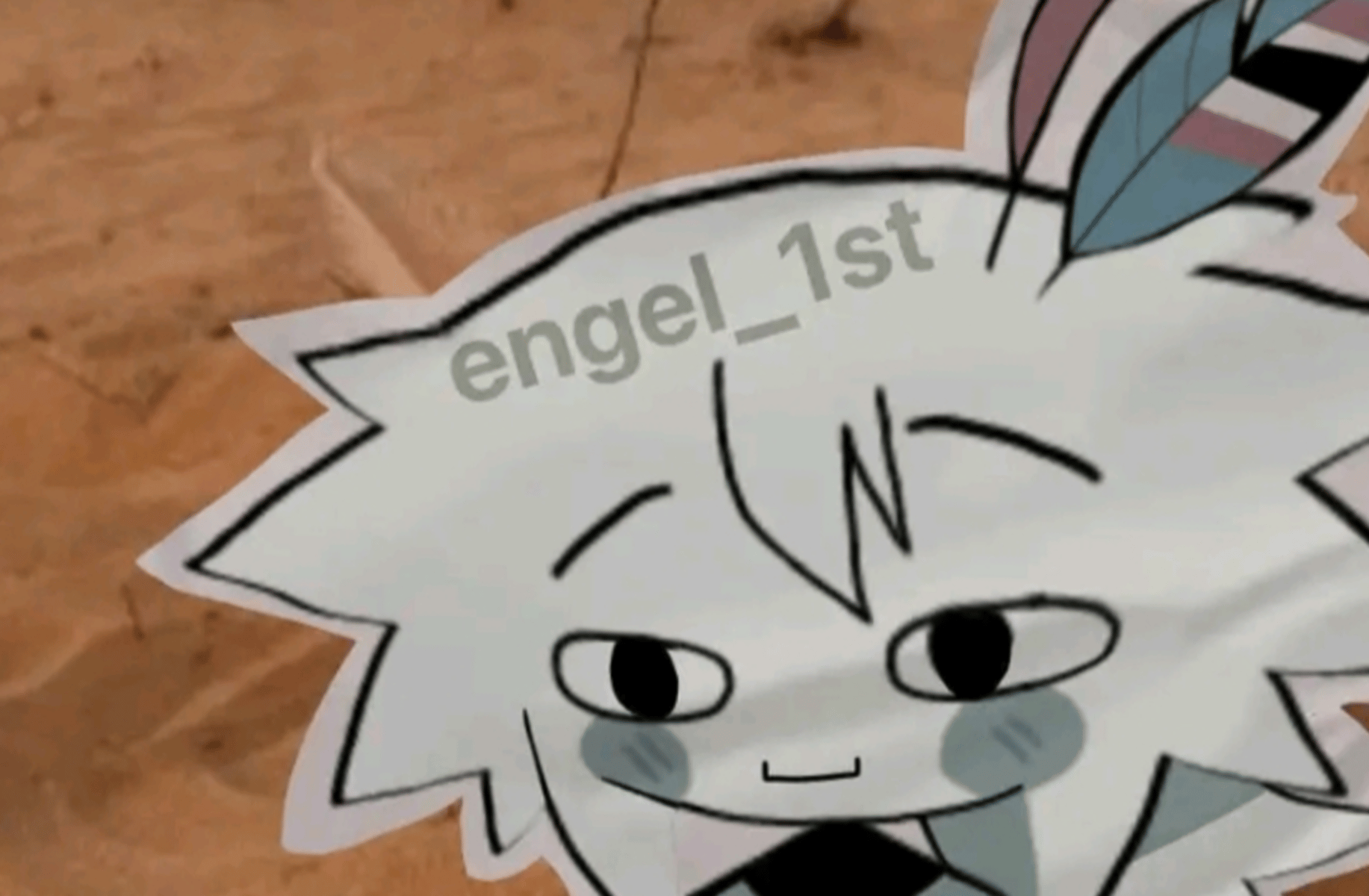 Engel in sand