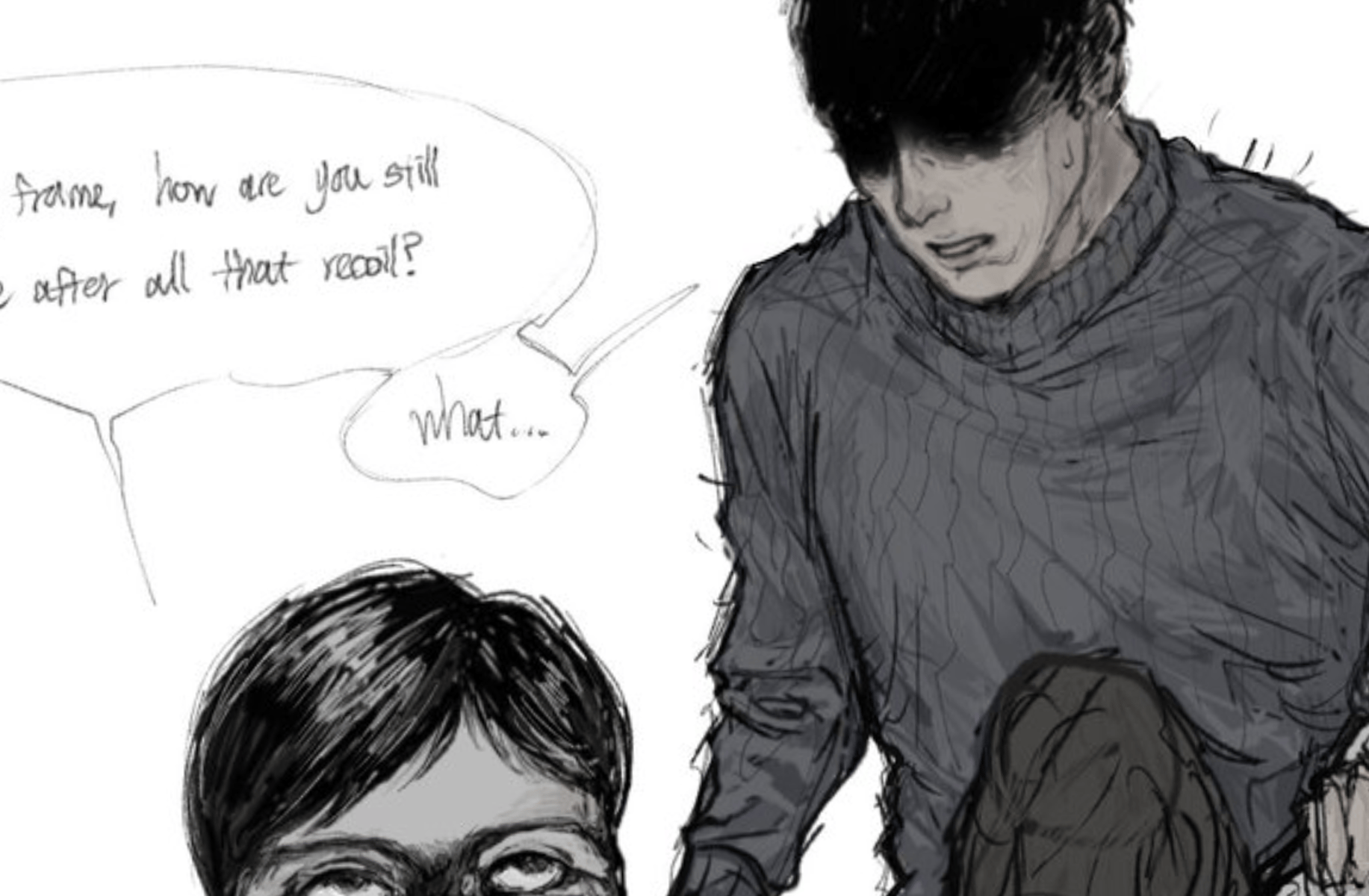 Pale man/the visitor