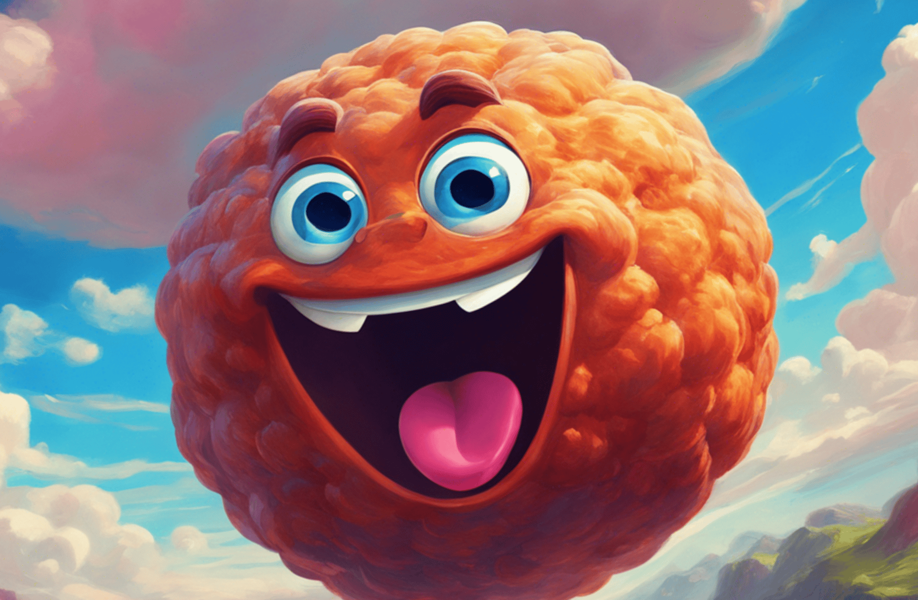 Crazy girl meatball