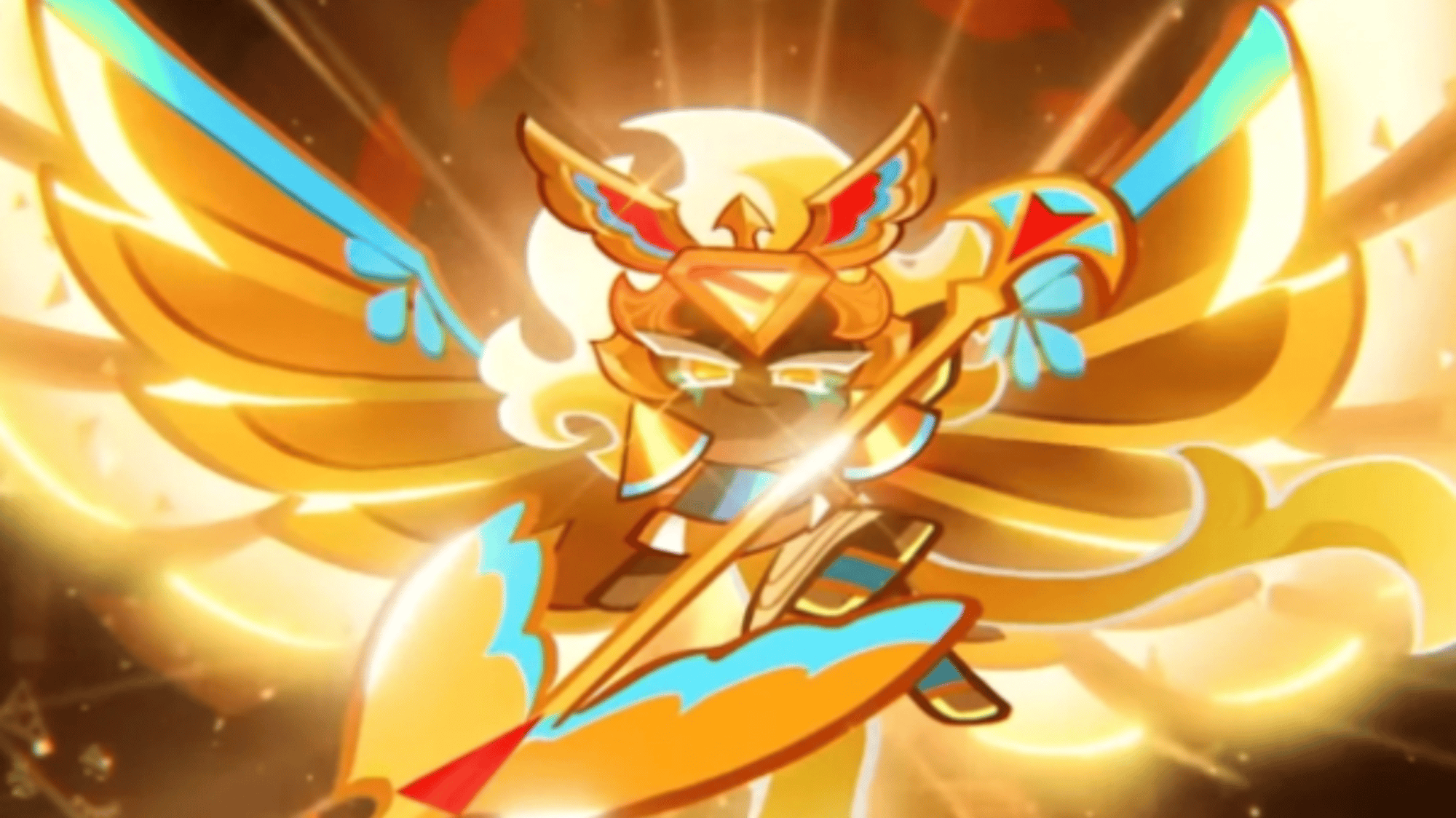 Golden cheese cookie