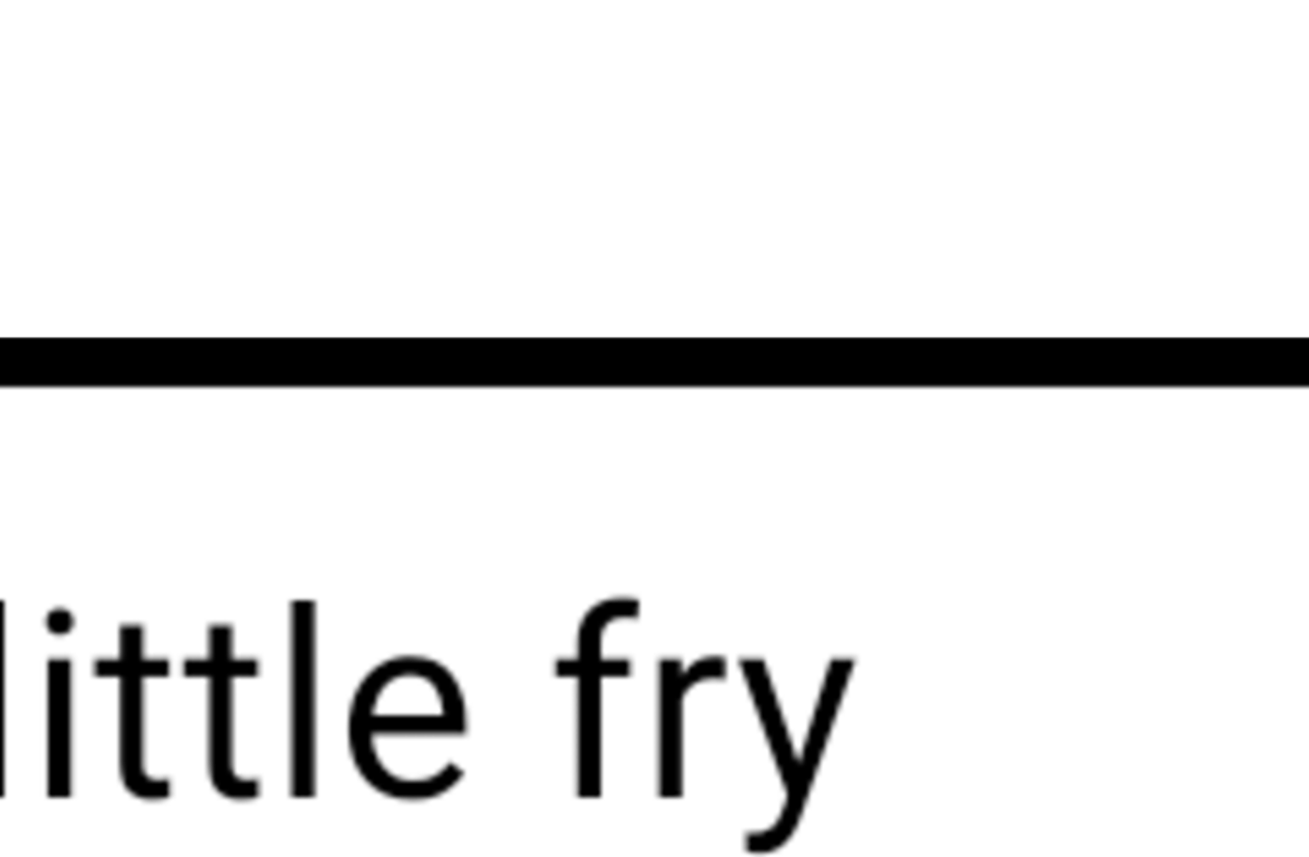 Little fry