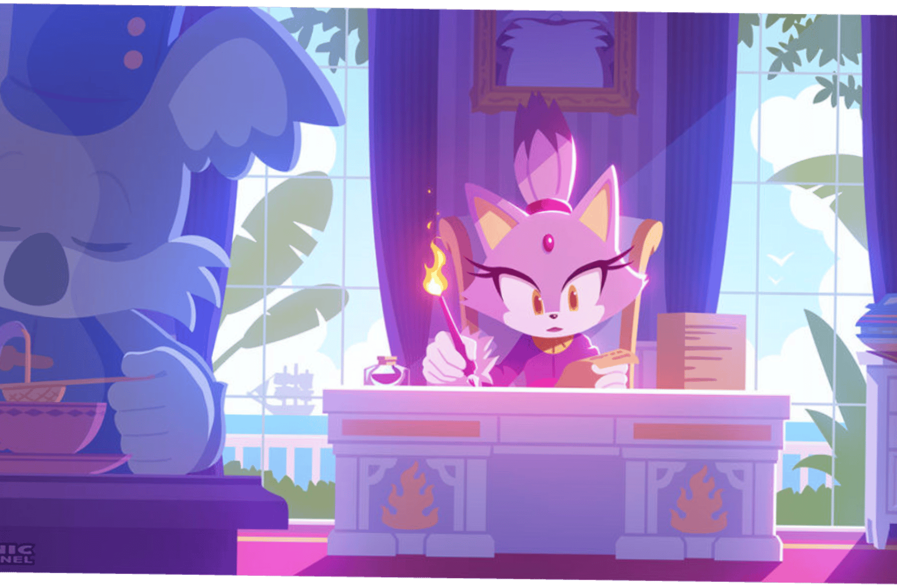 Blaze the cat