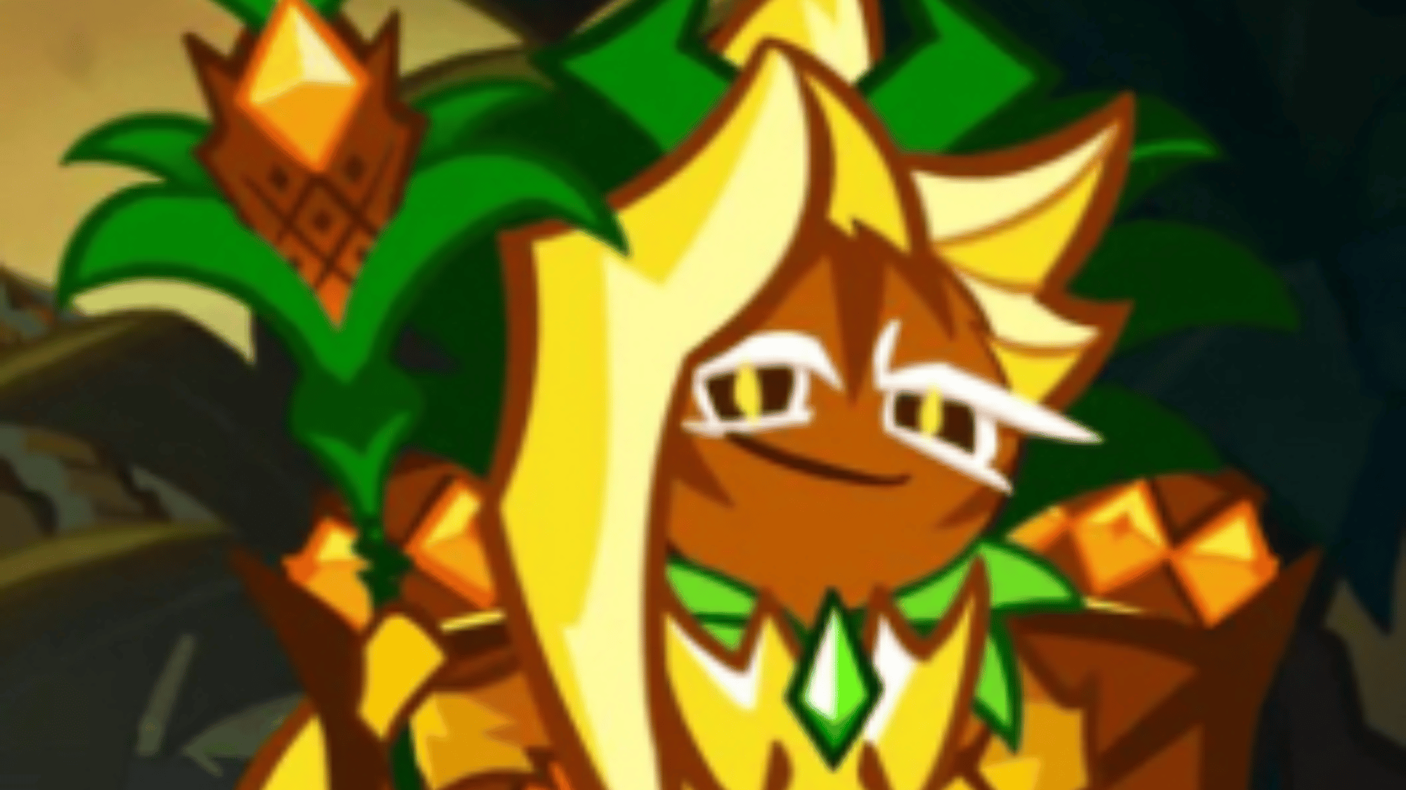 Ananas dragon cookie