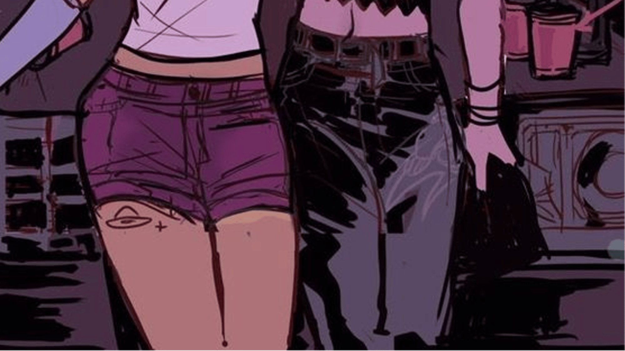Raven and Starfire