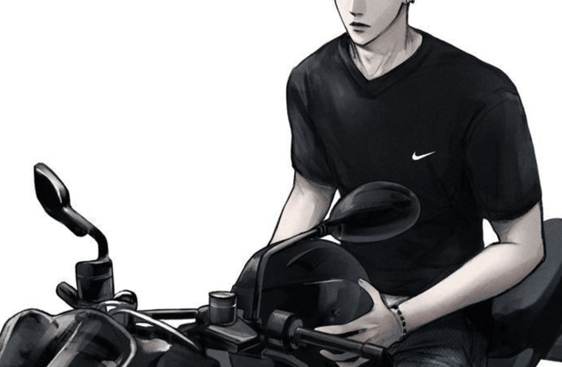 |Kaito| Rude motorcyclist