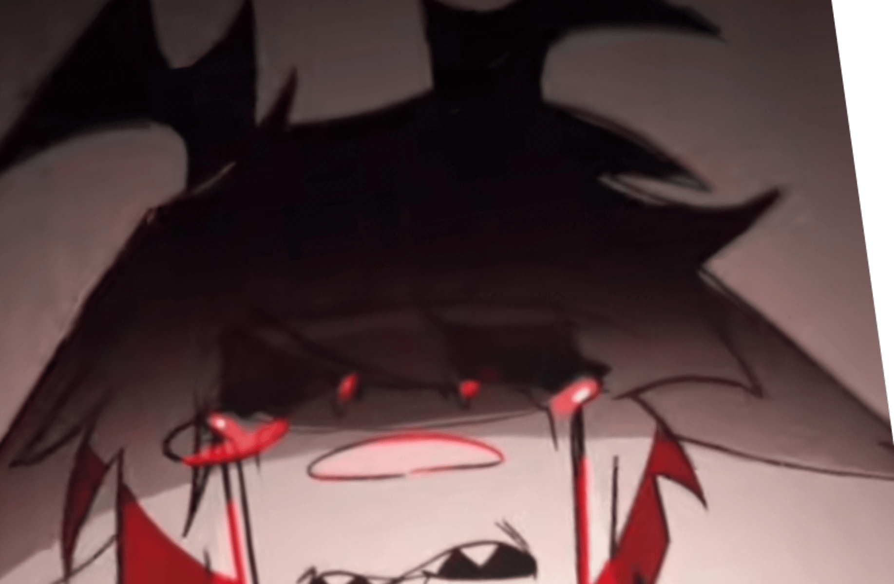 Alastor (crying)