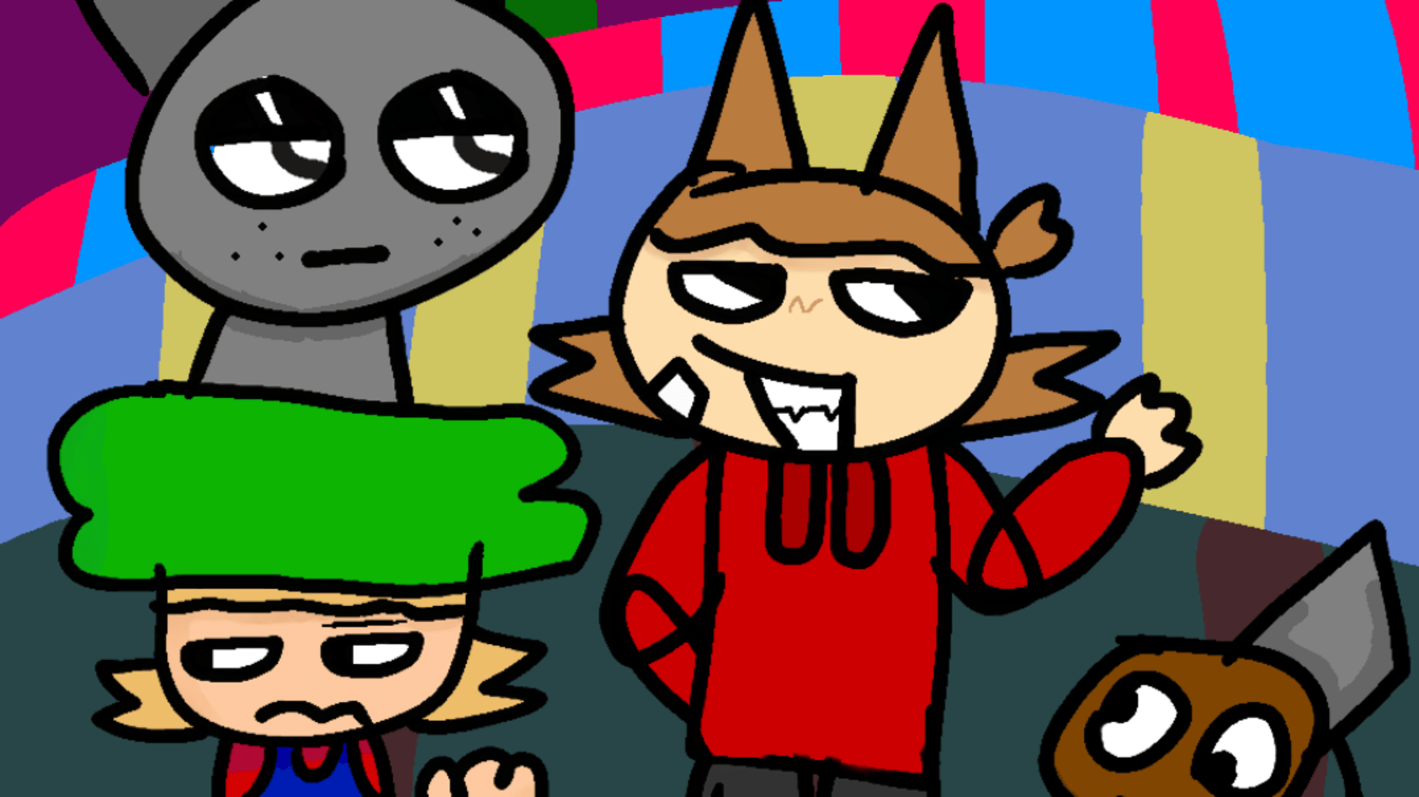 Bambi, Tord, Brud & Gray
