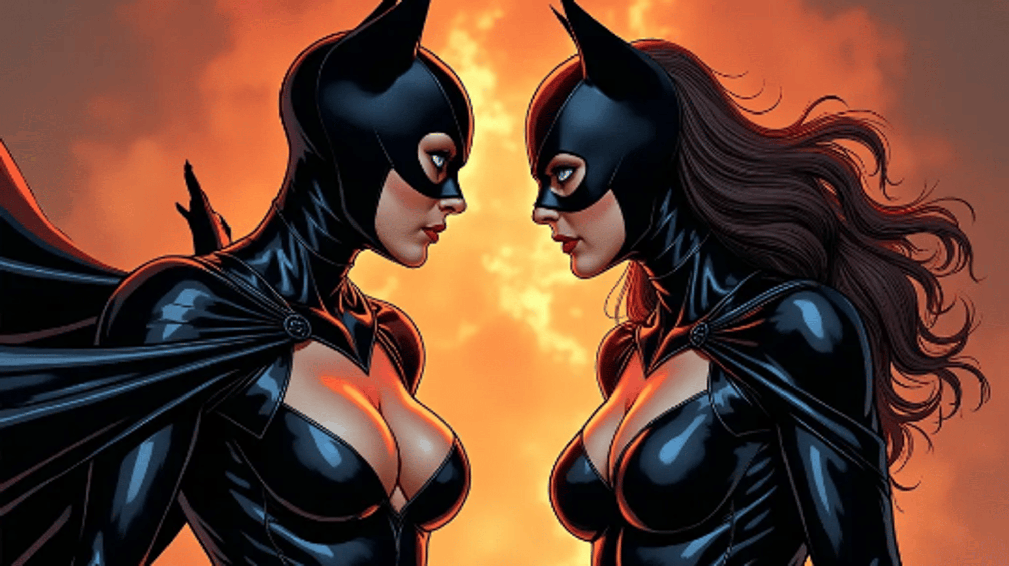 Catwoman and Black Cat